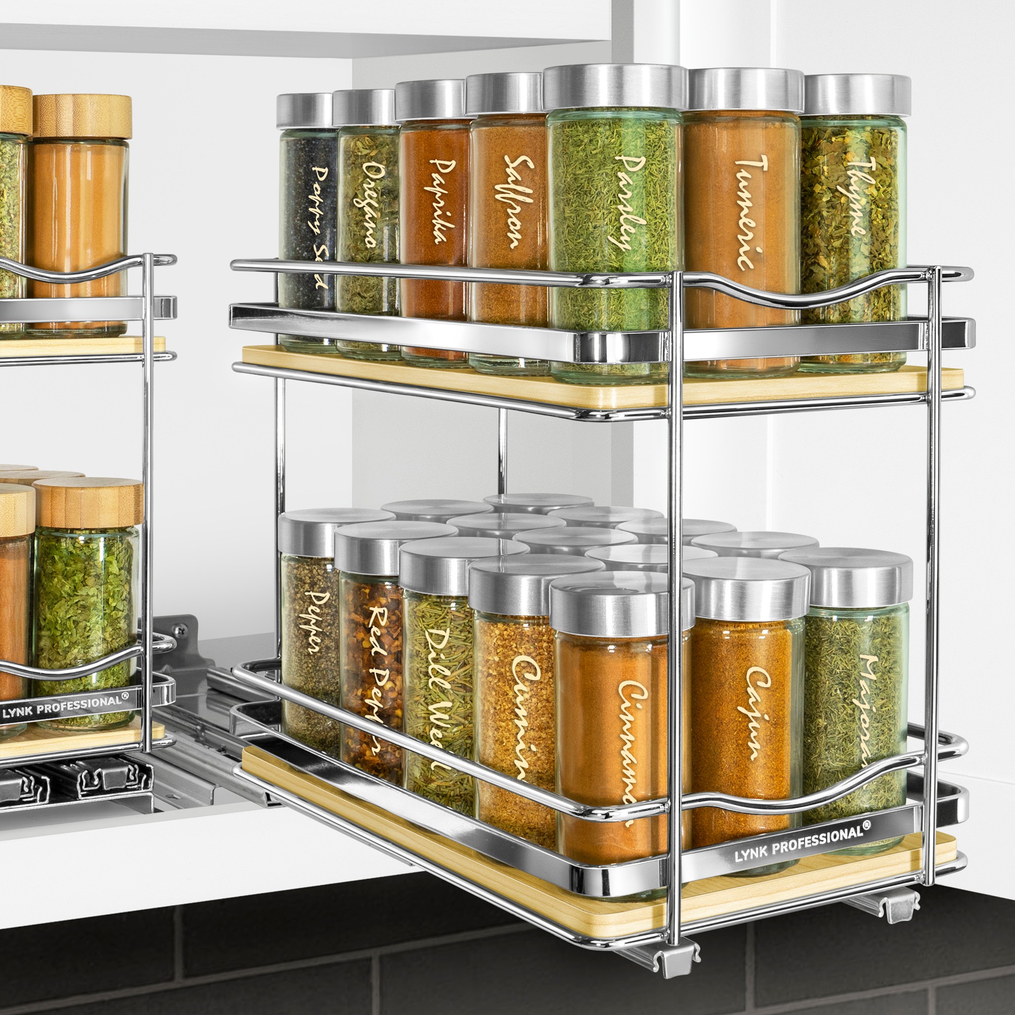 Lynk Double Spice Rack, 6
