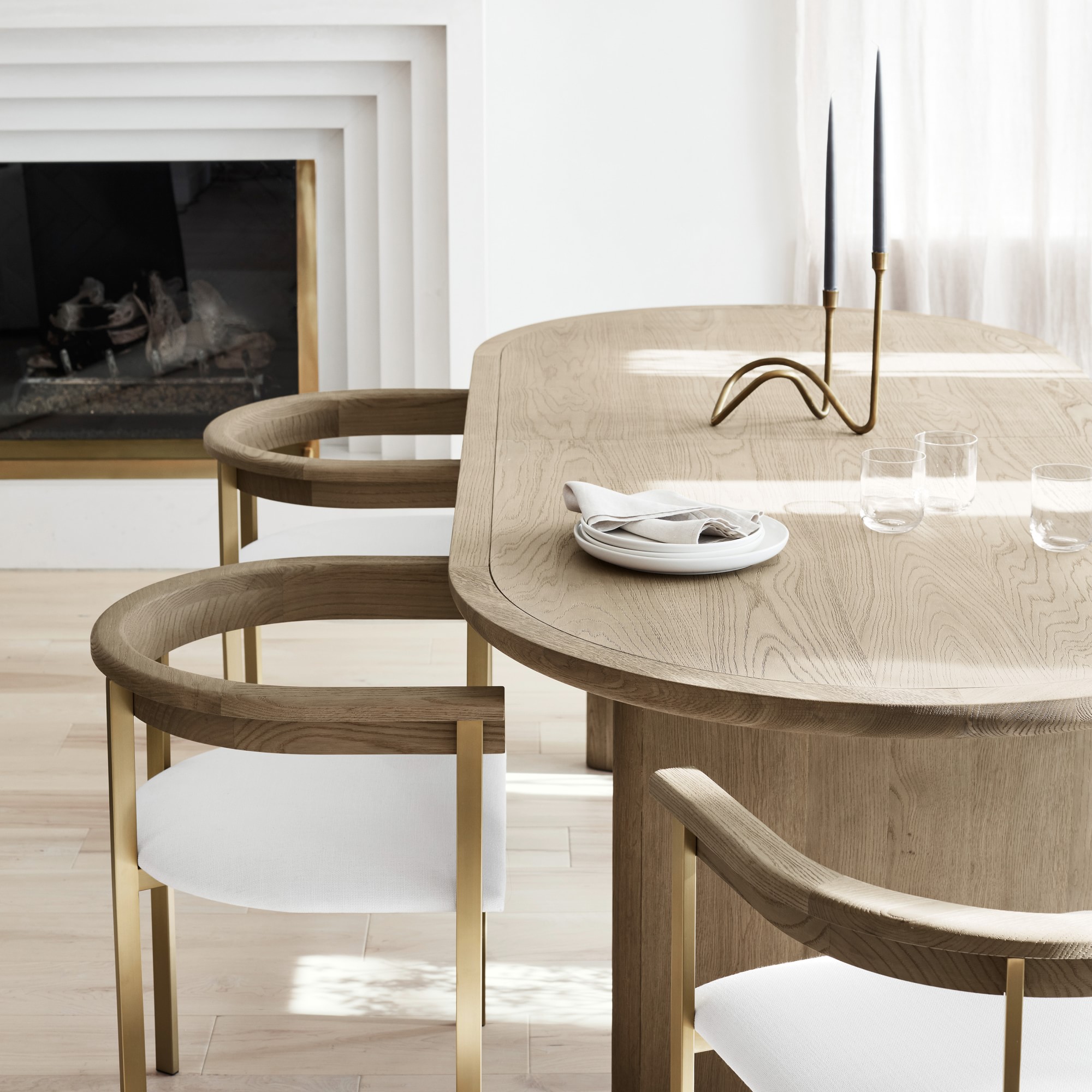 Radius Extendable Oval Dining Table (72-114)