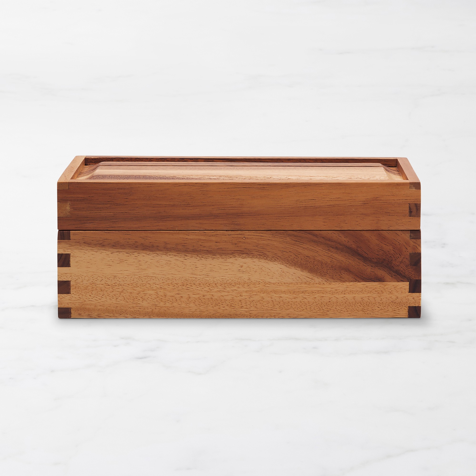 Recipe Box, Acacia Wood