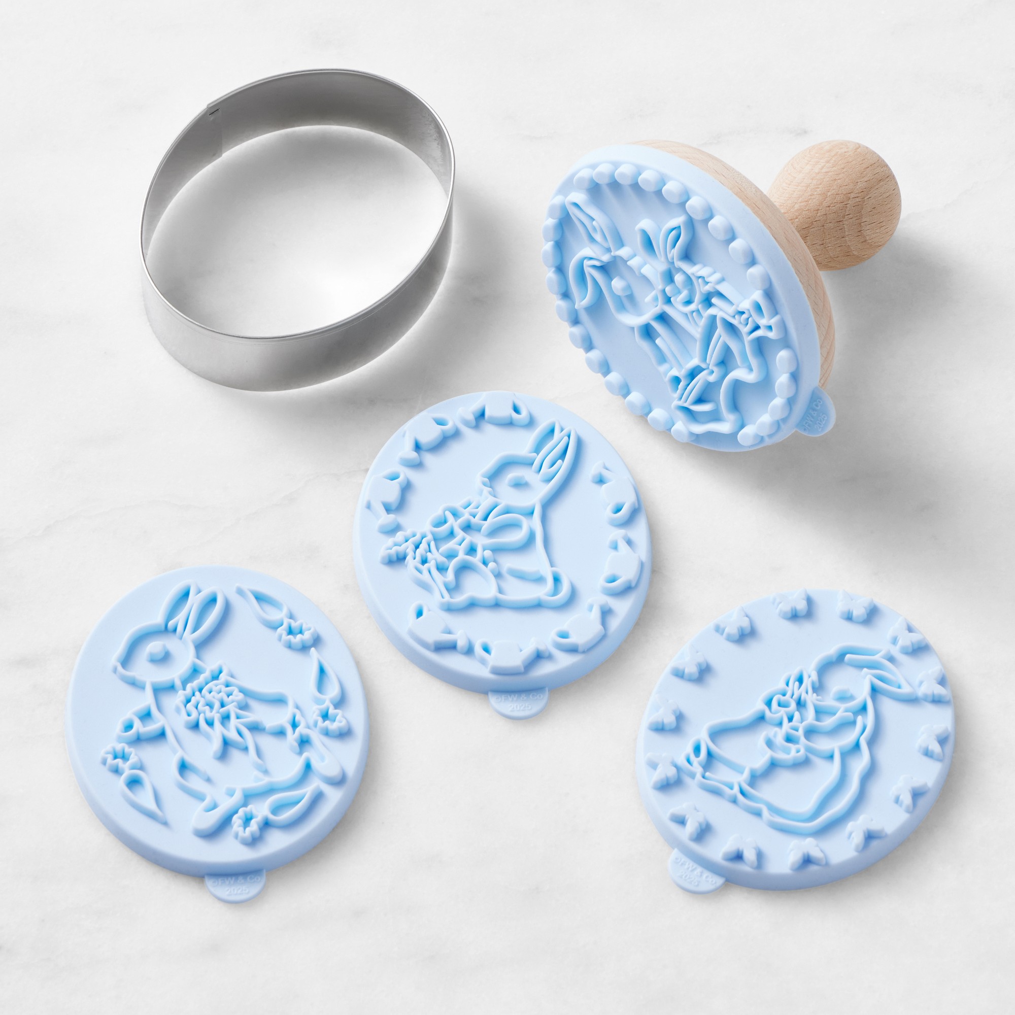 Peter Rabbit™ Silicone Cookie Stamps, Set of 4