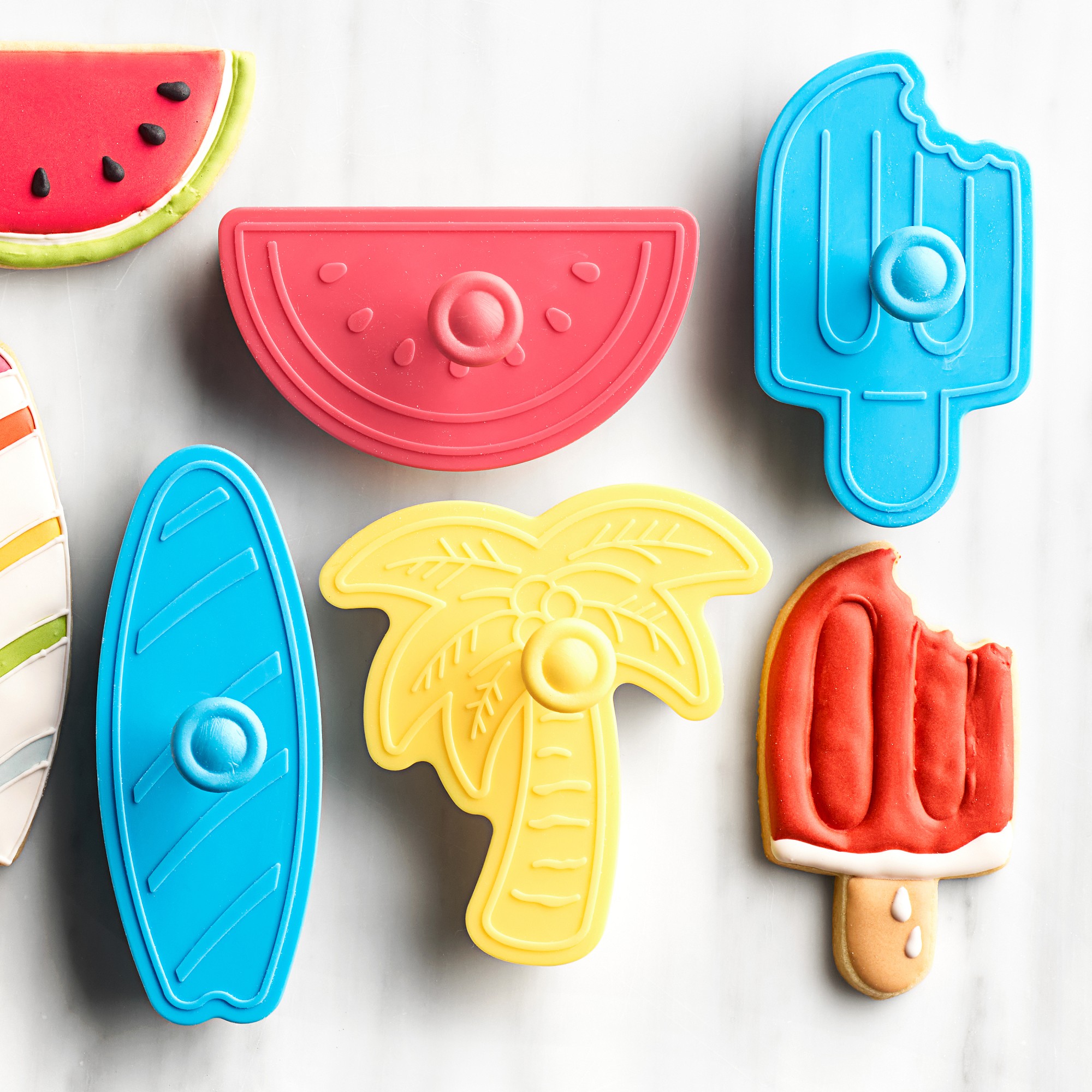 Williams Sonoma Fun & Sun Impression Cookie Cutters, 24-Piece Set