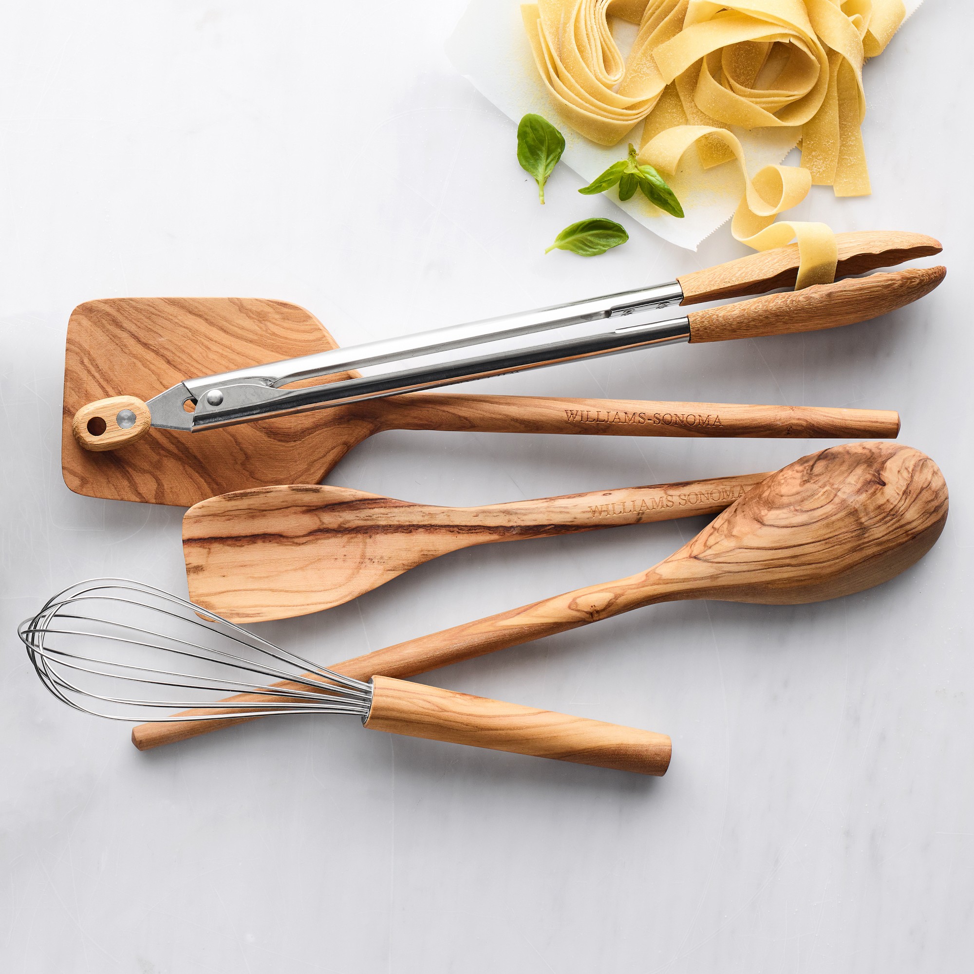 Williams Sonoma Olivewood Locking Tongs