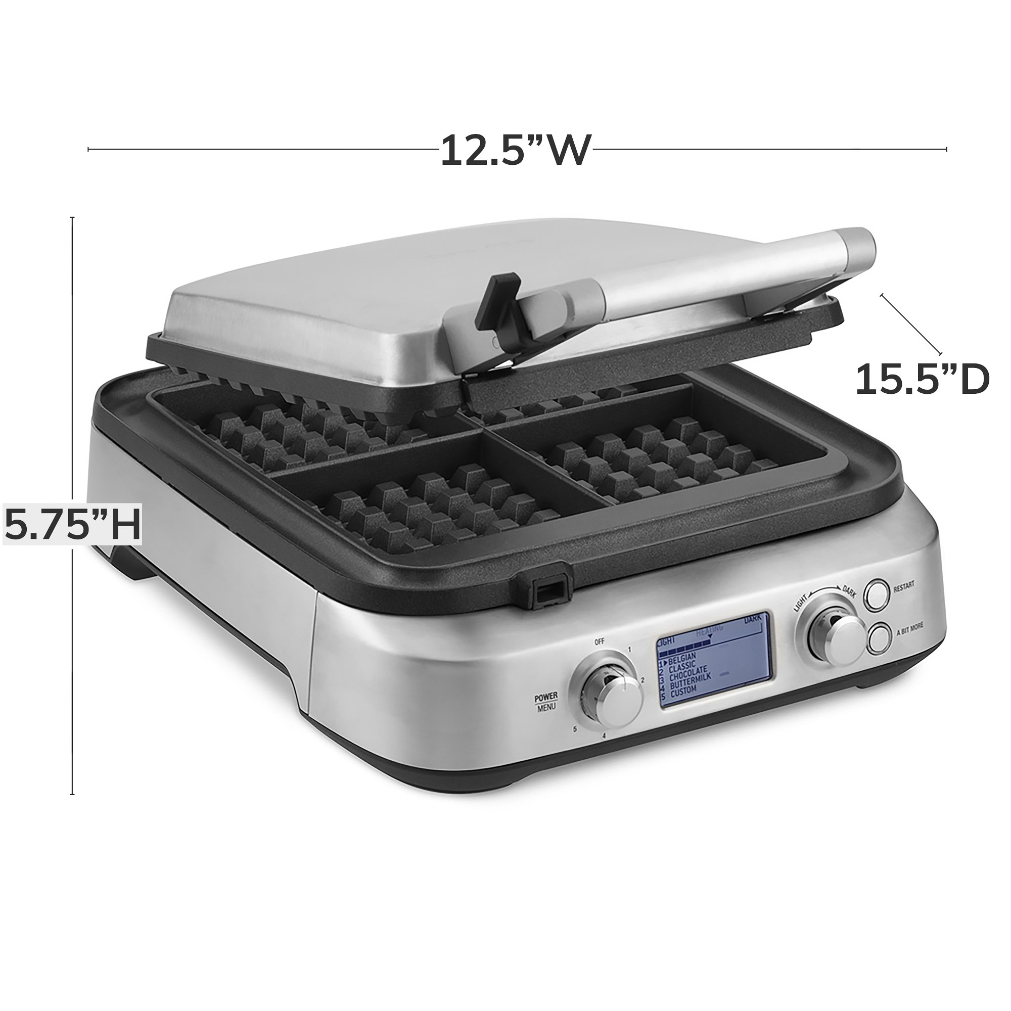 Breville Smart Waffle™ Pro Square Waffle Maker