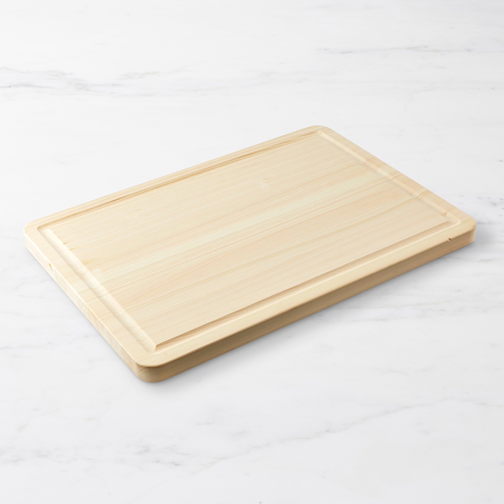 Shun Hinoki Cutting & Carving Board with Well, Large