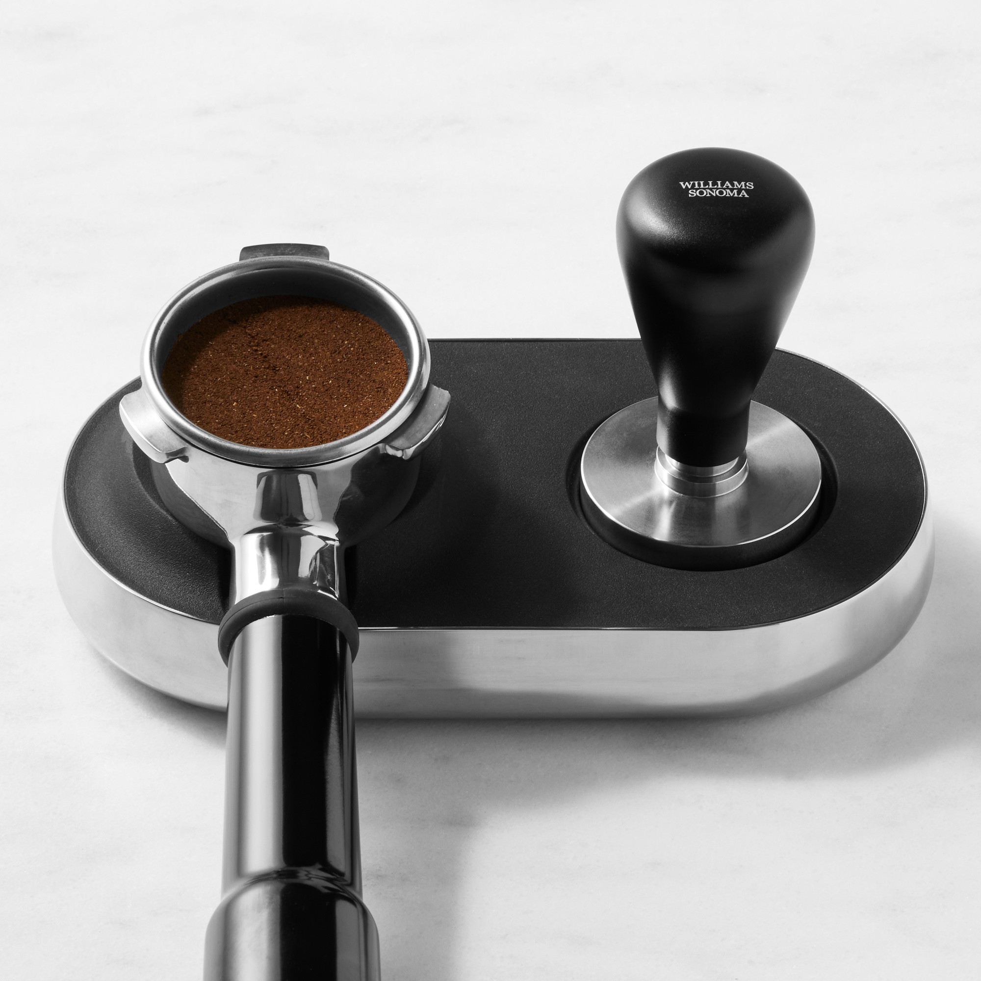 Williams Sonoma Espresso Tamp + Tamp Station Gift Set