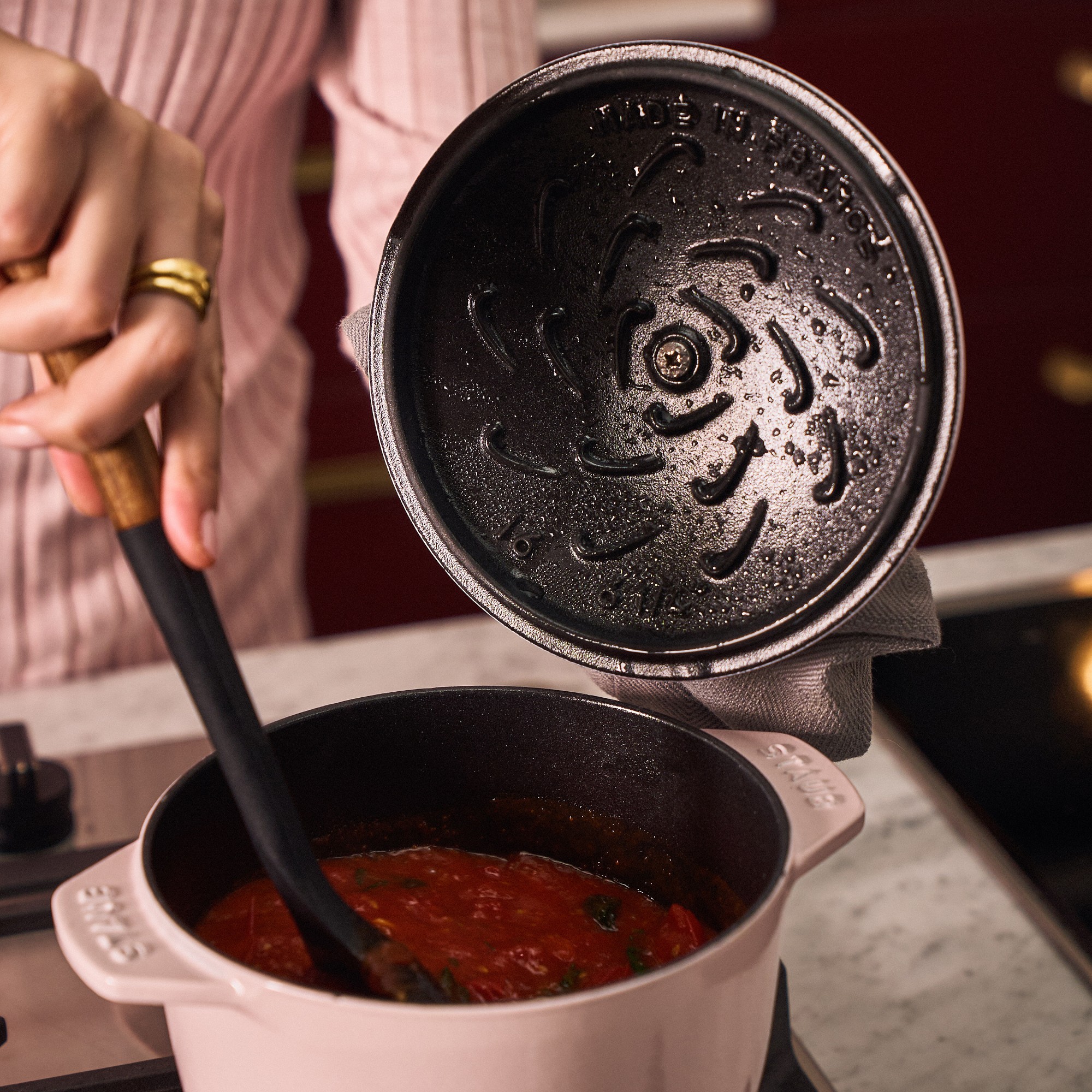 Staub Enameled Cast Iron Demi French Oven, 3 1/4-Qt.