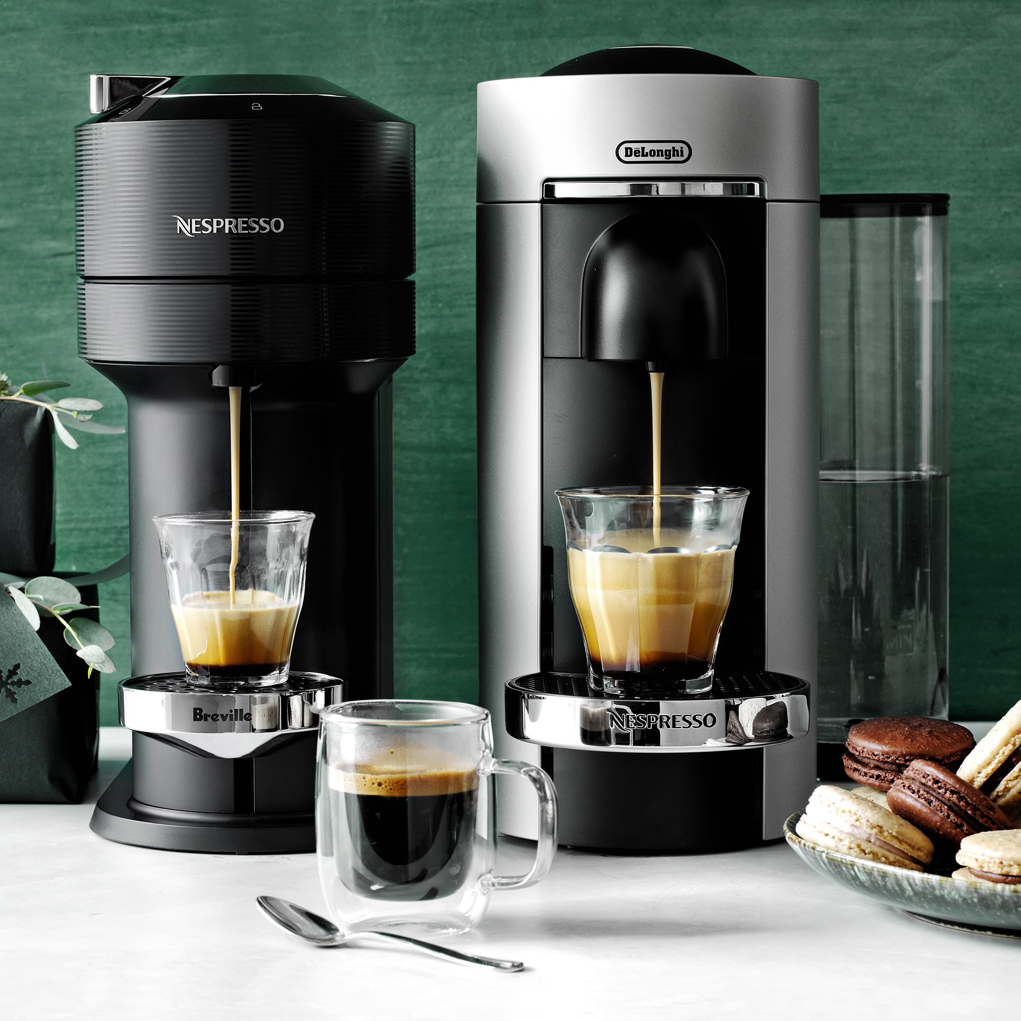 Nespresso VertuoPlus Deluxe Coffee Maker & Espresso Machine By De'Longhi