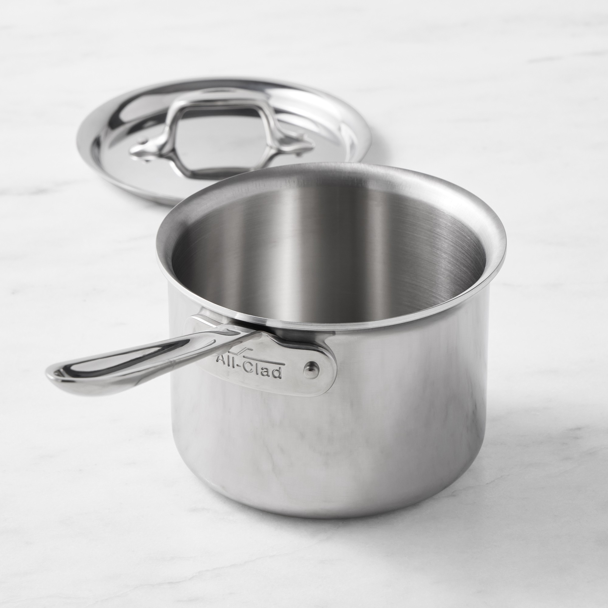 All-Clad D3® Tri-Ply Stainless-Steel Saucepan