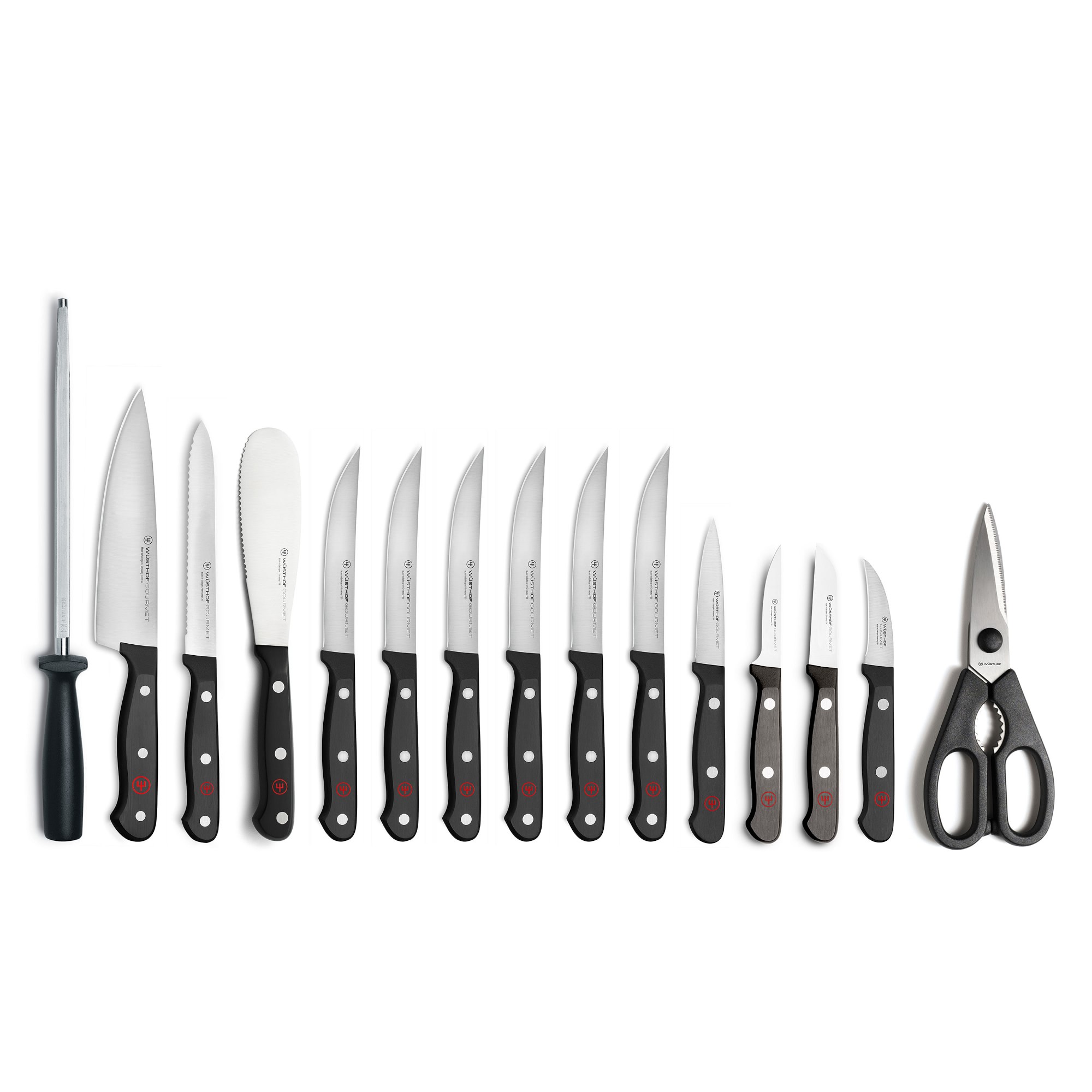 Wüsthof Gourmet Knife Block, Set of 16