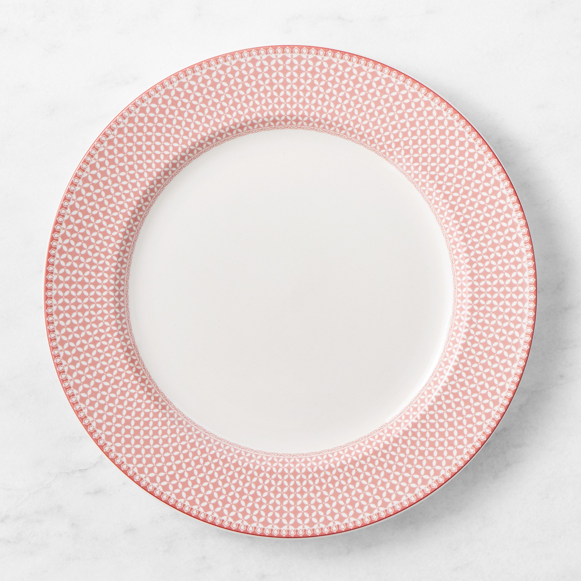 English Floral Geo Charger