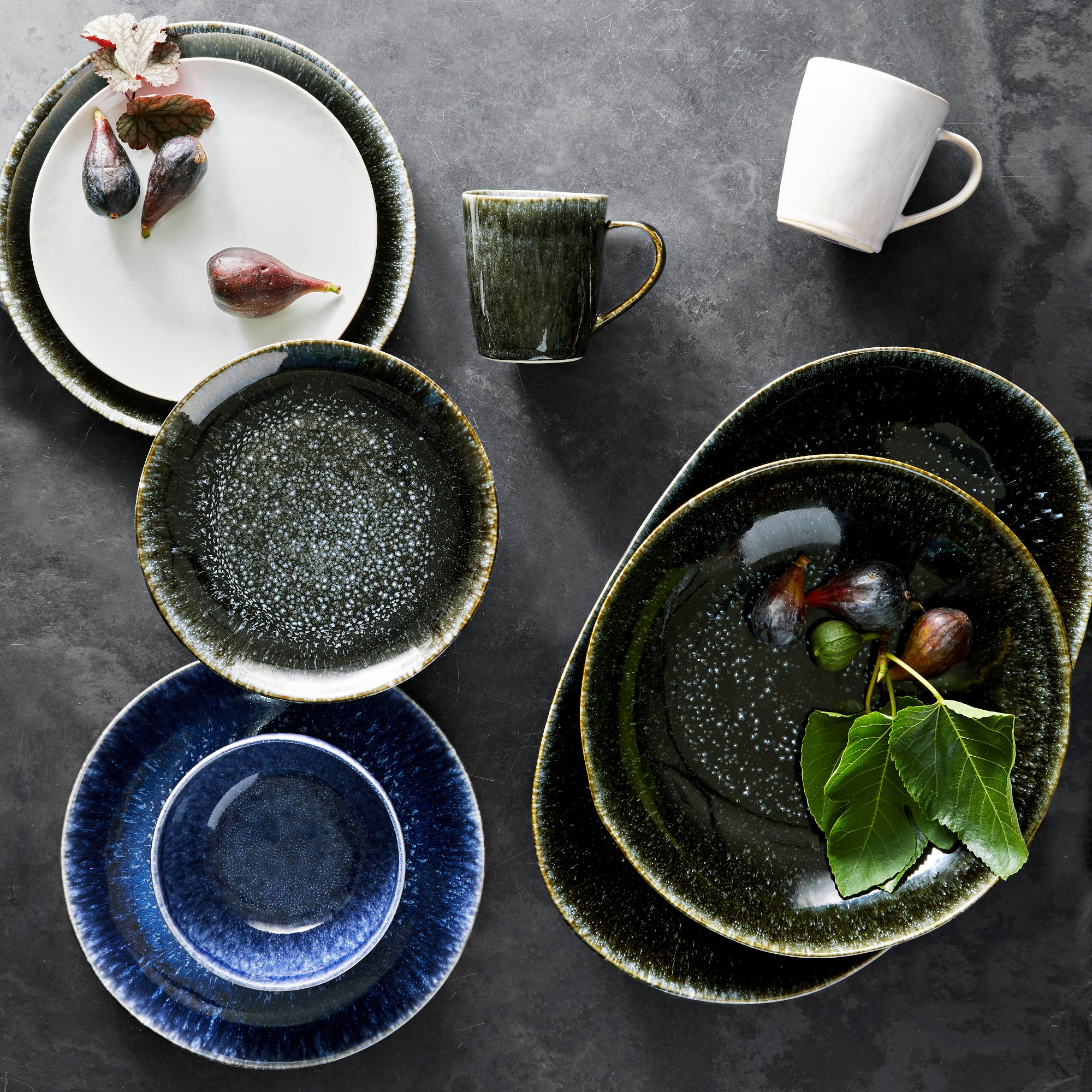 Cyprus Reactive Glaze Cereal Bowls