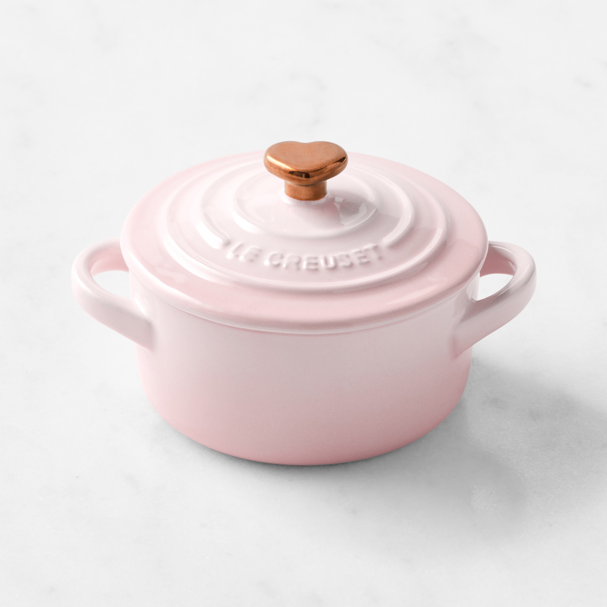 Le Creuset Mini Cocotte with Heart Knob, 8-Oz.