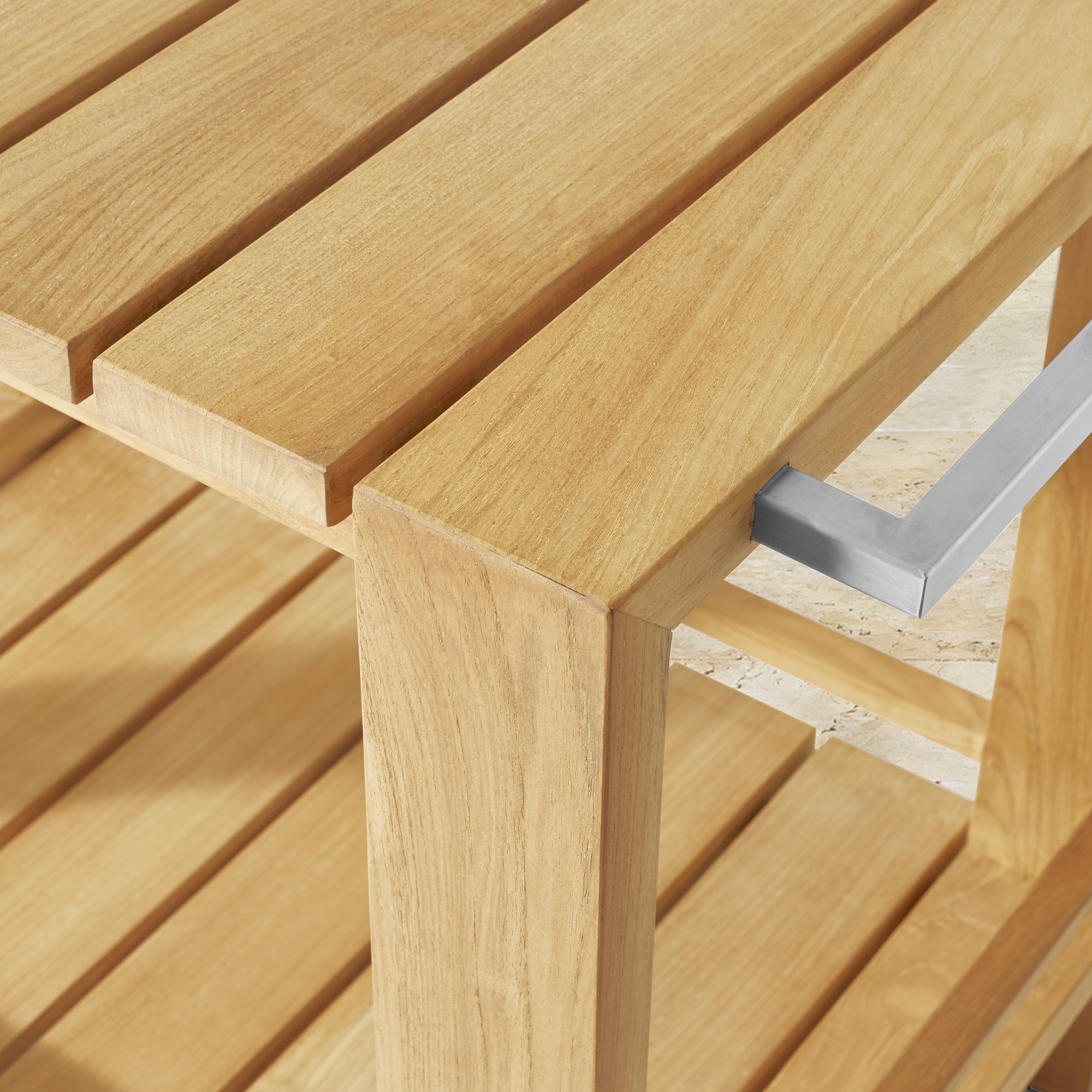 Larnaca Outdoor Teak Bar Cart (39)