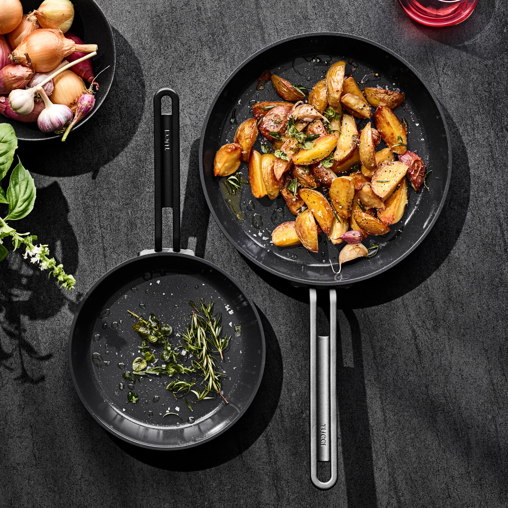 GreenPan™ Stanley Tucci™ Ceramic Nonstick Fry Pan Set, 8 & 10