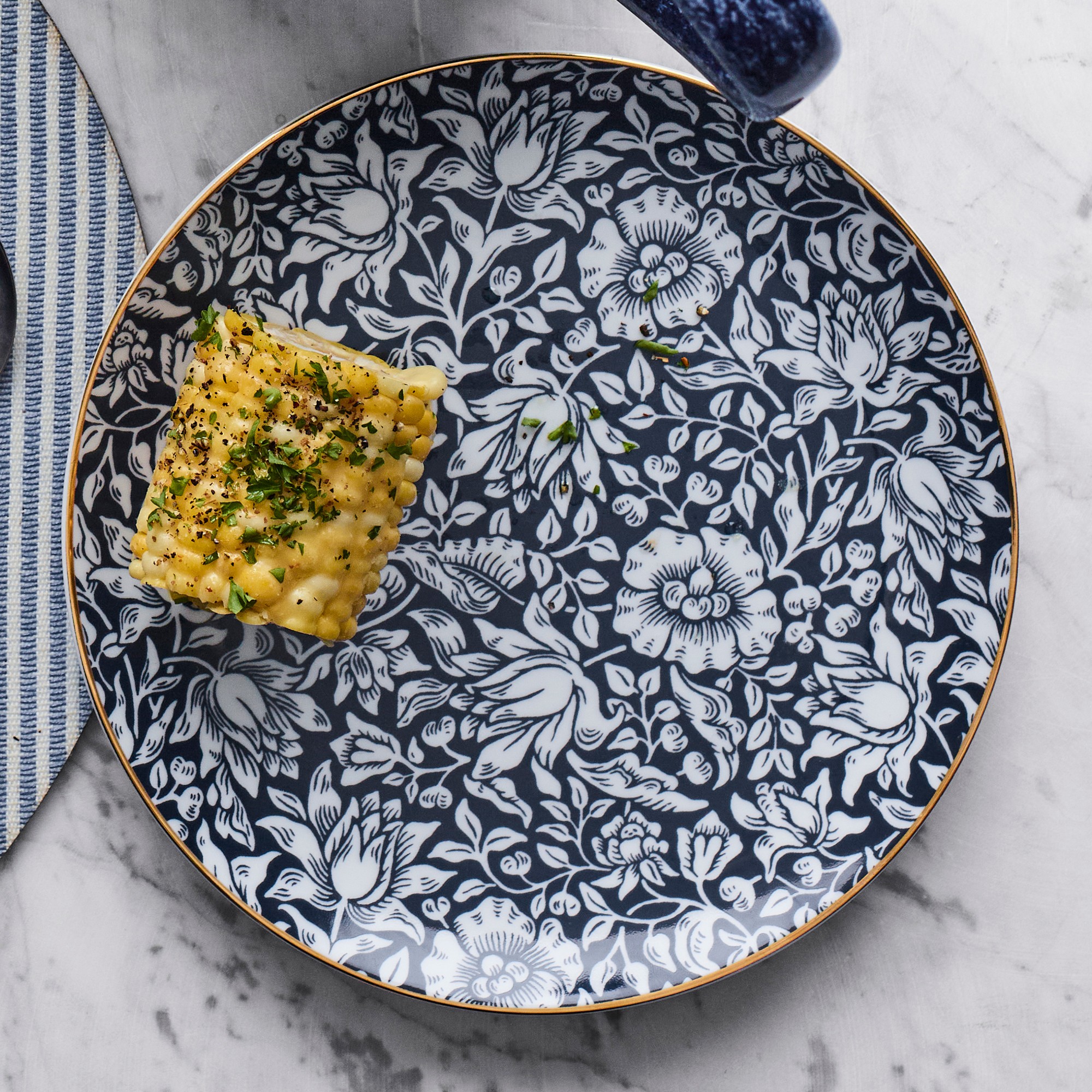 Morris & Co. x Williams Sonoma Bluebell Appetizer Plates, Set of 4