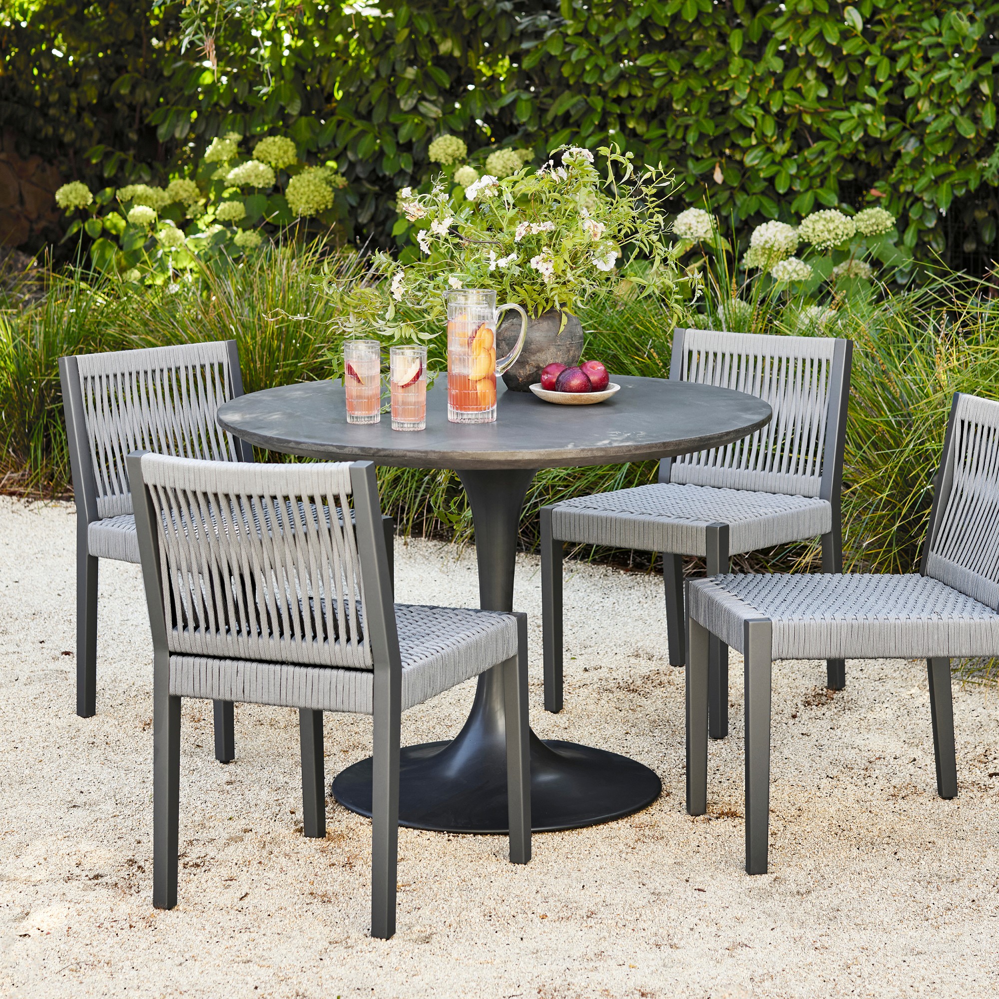 Tulip Outdoor Round Dining Table (42-56)
