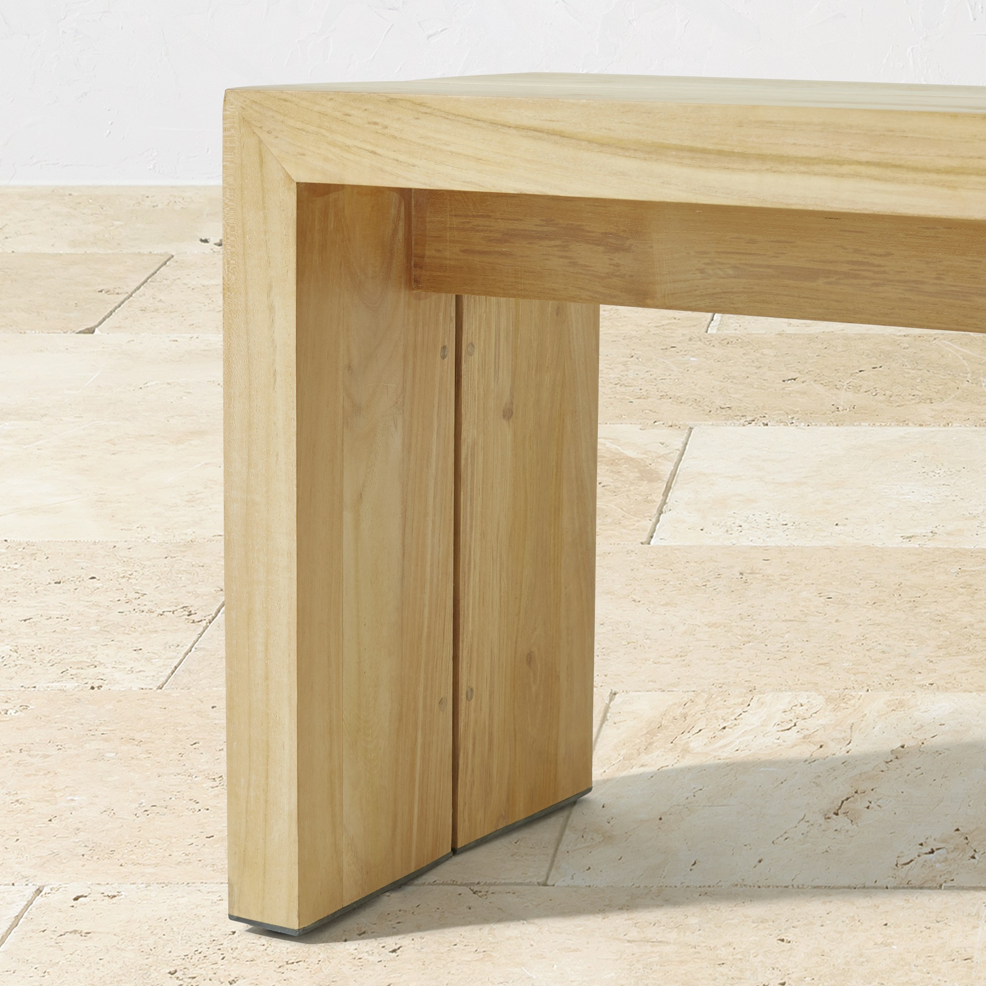 Larnaca Outdoor Teak Dining Bench (46)