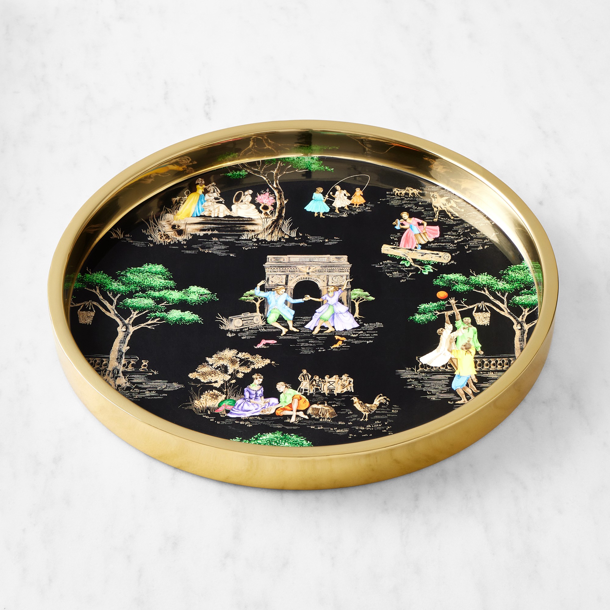 Sheila Bridges x Williams Sonoma Harlem Toile Tray