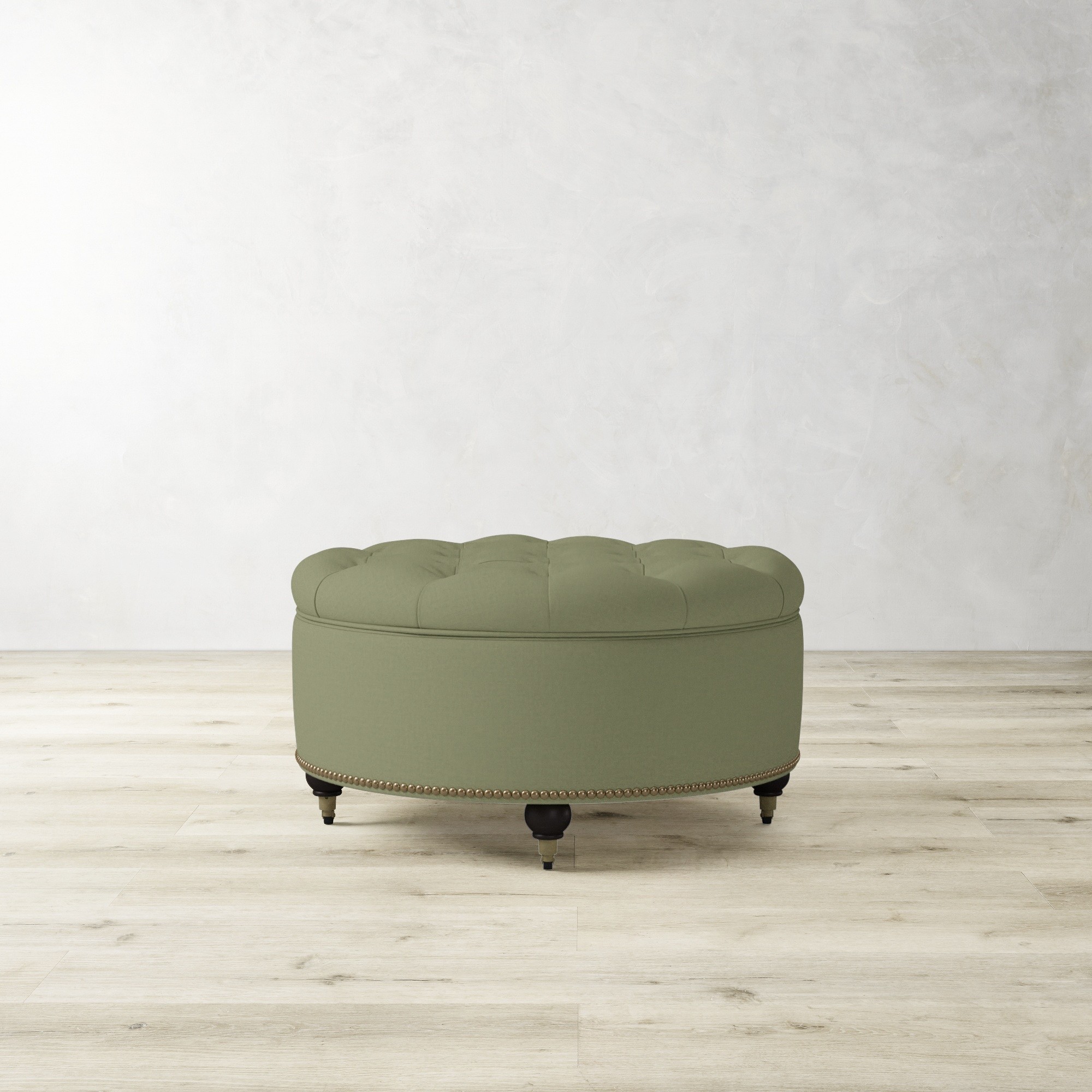 Soho Tufted Round Storage Ottoman (36)