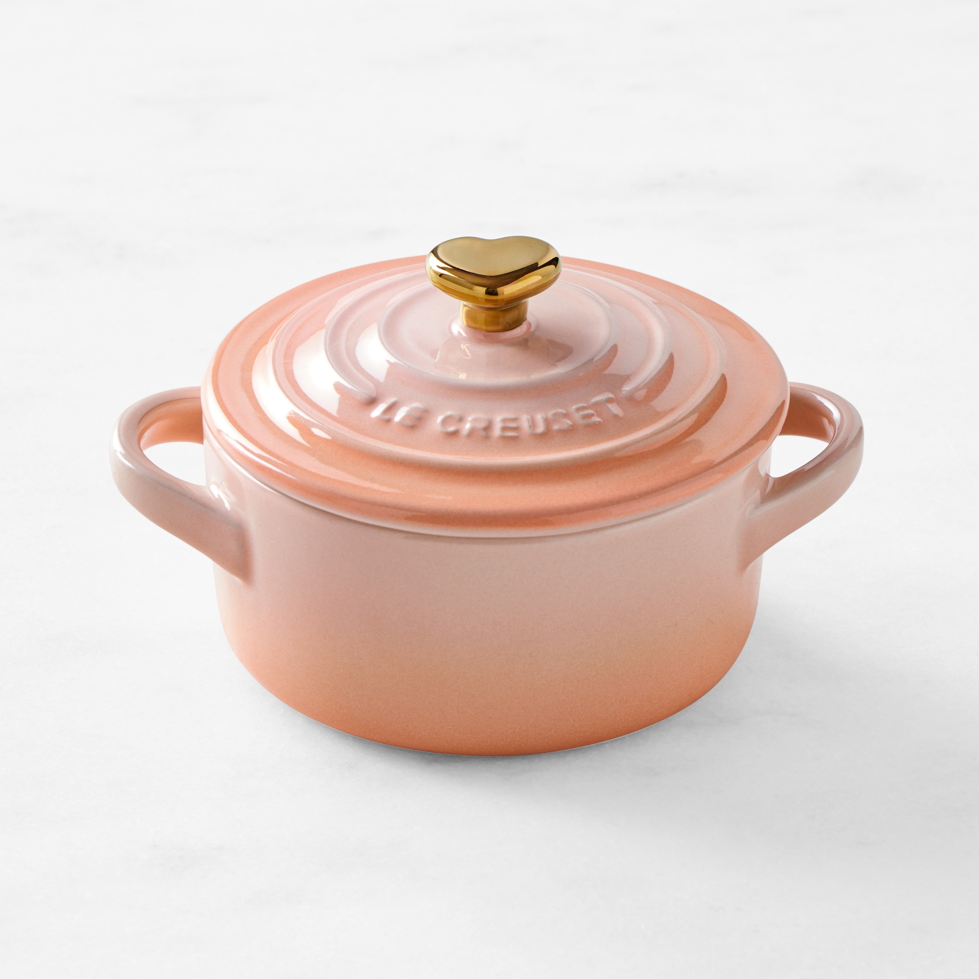 Le Creuset Mini Cocotte with Heart Knob, 8-Oz.