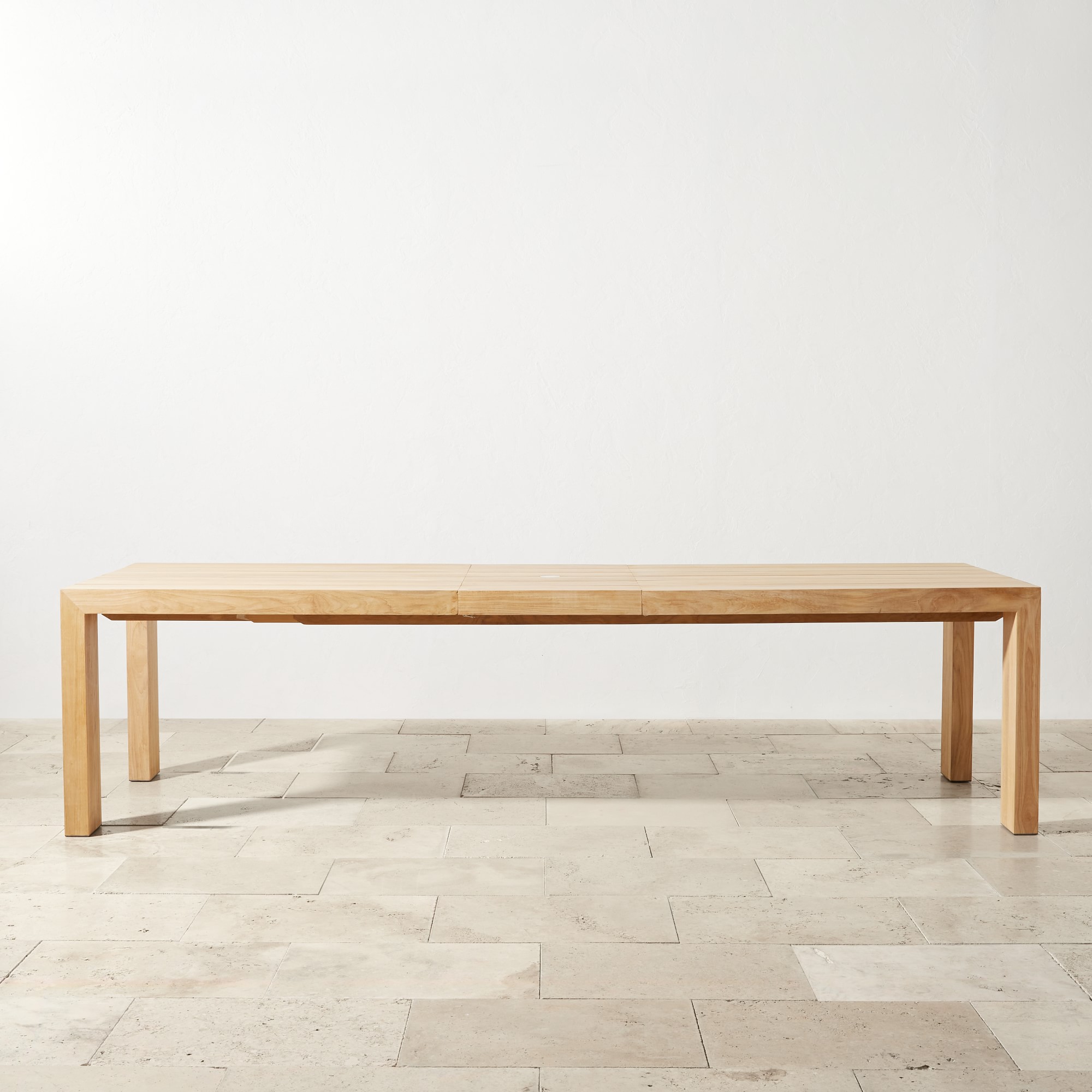 Larnaca Outdoor Teak Extendable Dining Table (72-118)