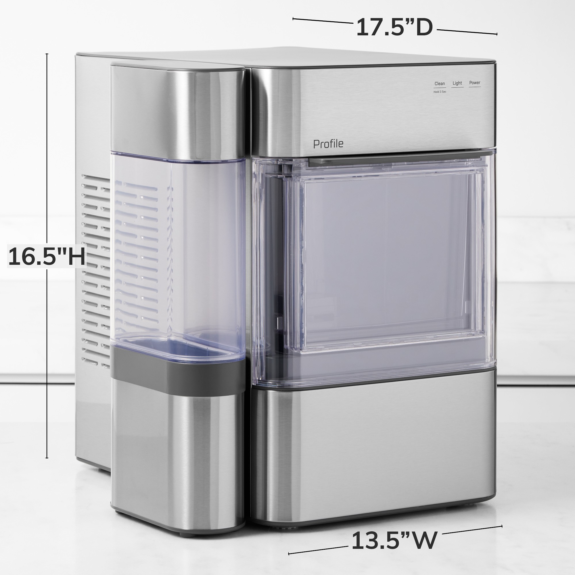 GE Profile™ Opal™ 2.0 Ultra Nugget Ice Maker with Side Tank & Scale Inhibiting Filter