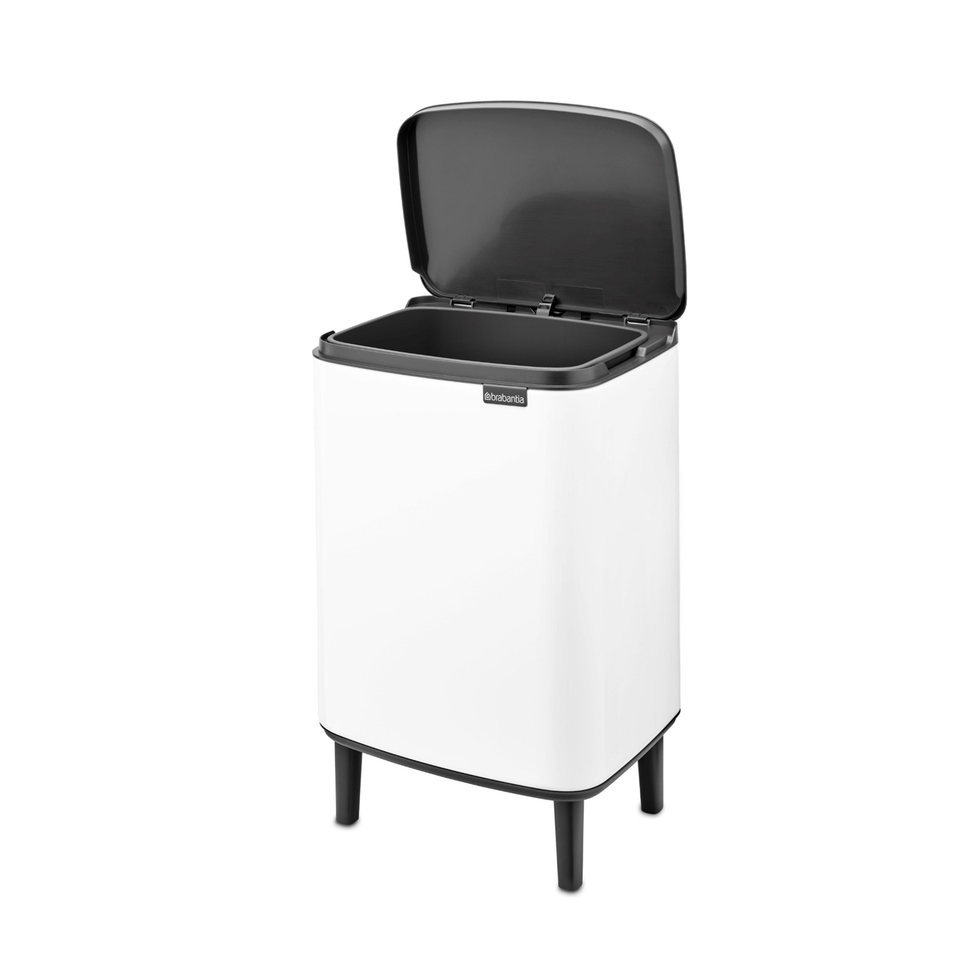 Brabantia Bo Hi Single Compartment Trash Can, 3.2-Gallon