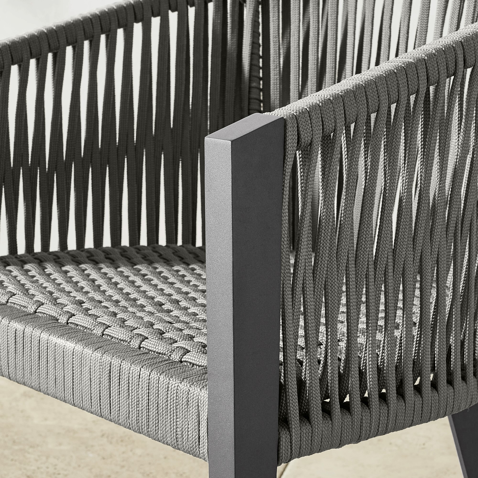 Pasadena Outdoor Metal Dining Armchair