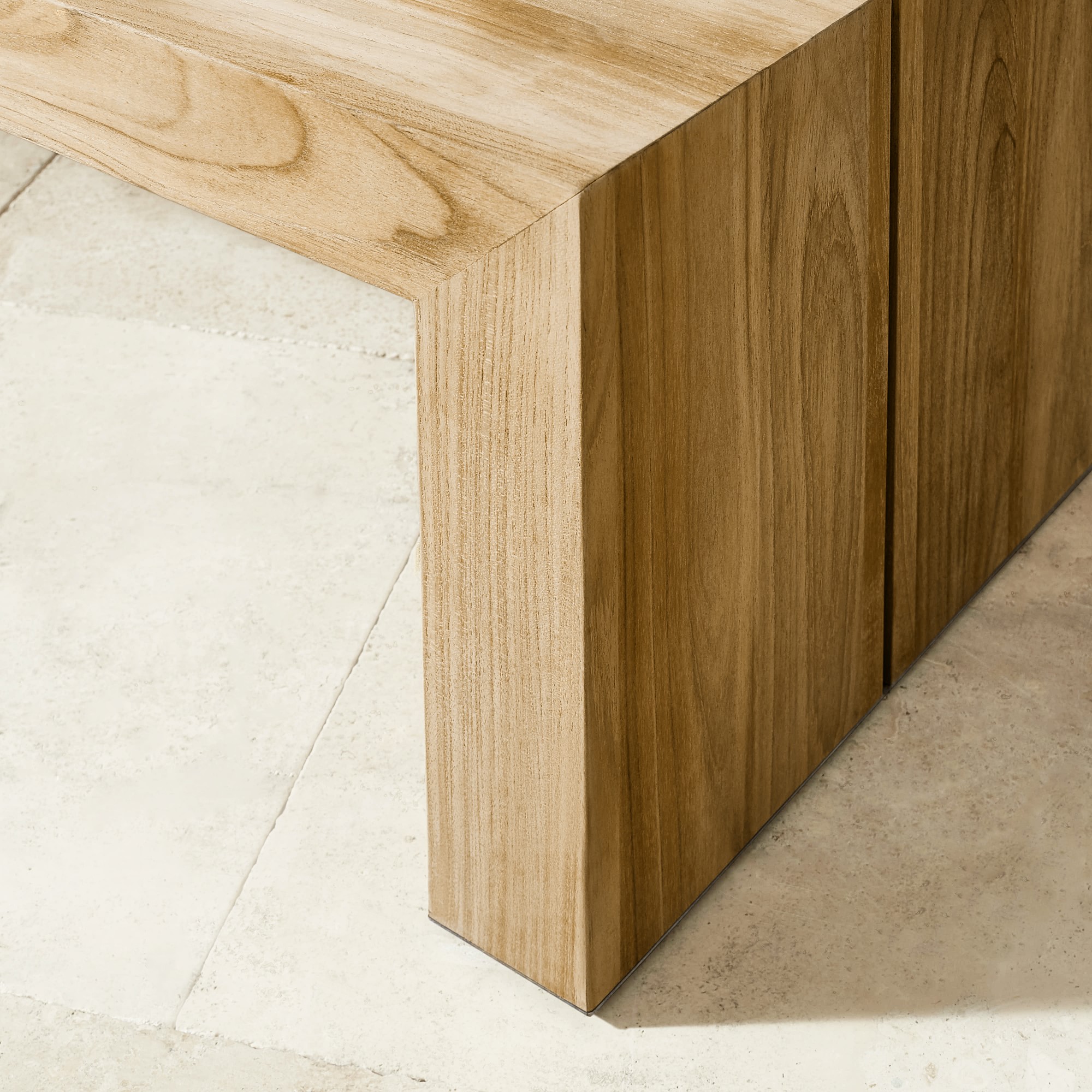 Larnaca Outdoor Teak Coffee Table (48-60)