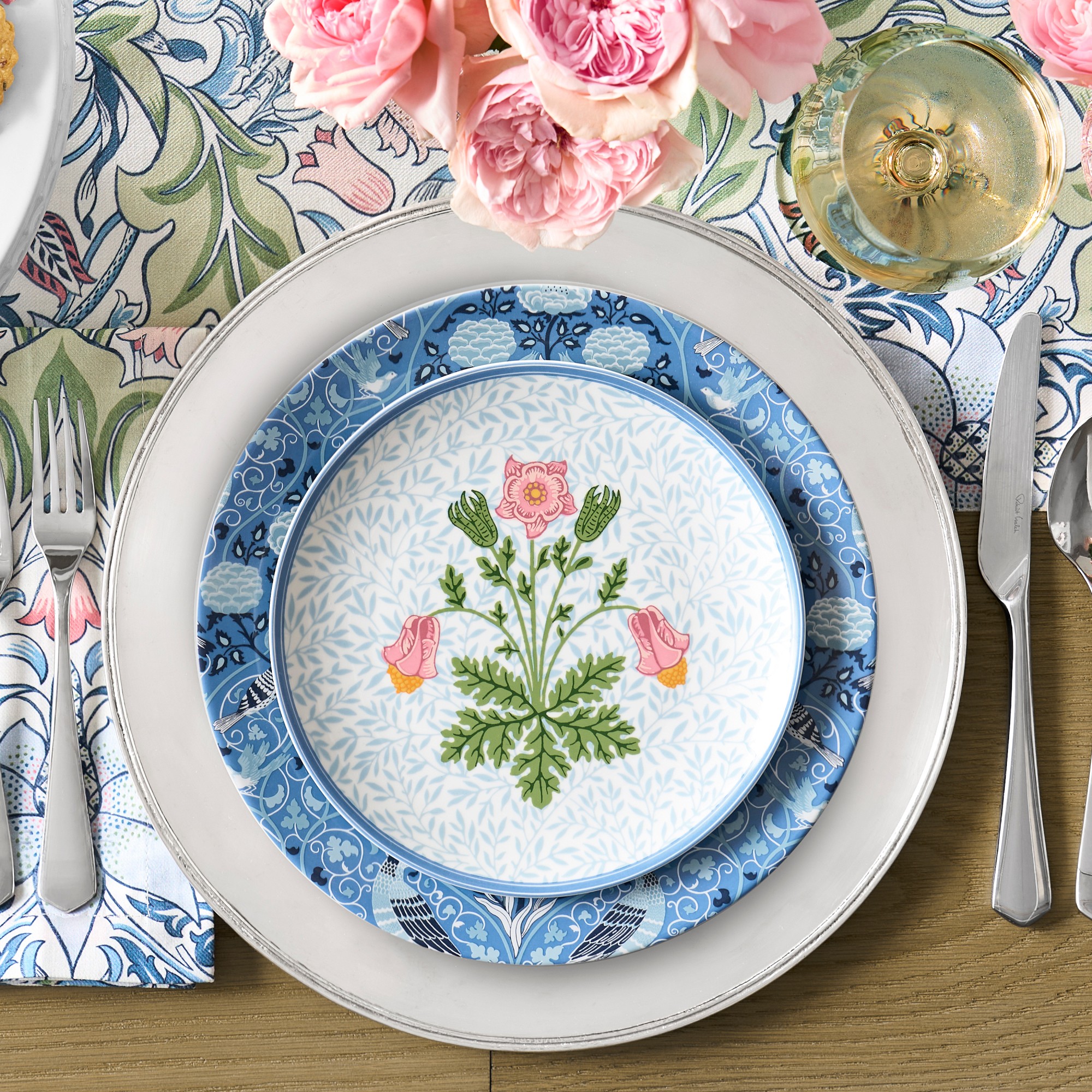 Morris & Co. x Williams Sonoma Hammersmith Dinner Plates, Set of 4