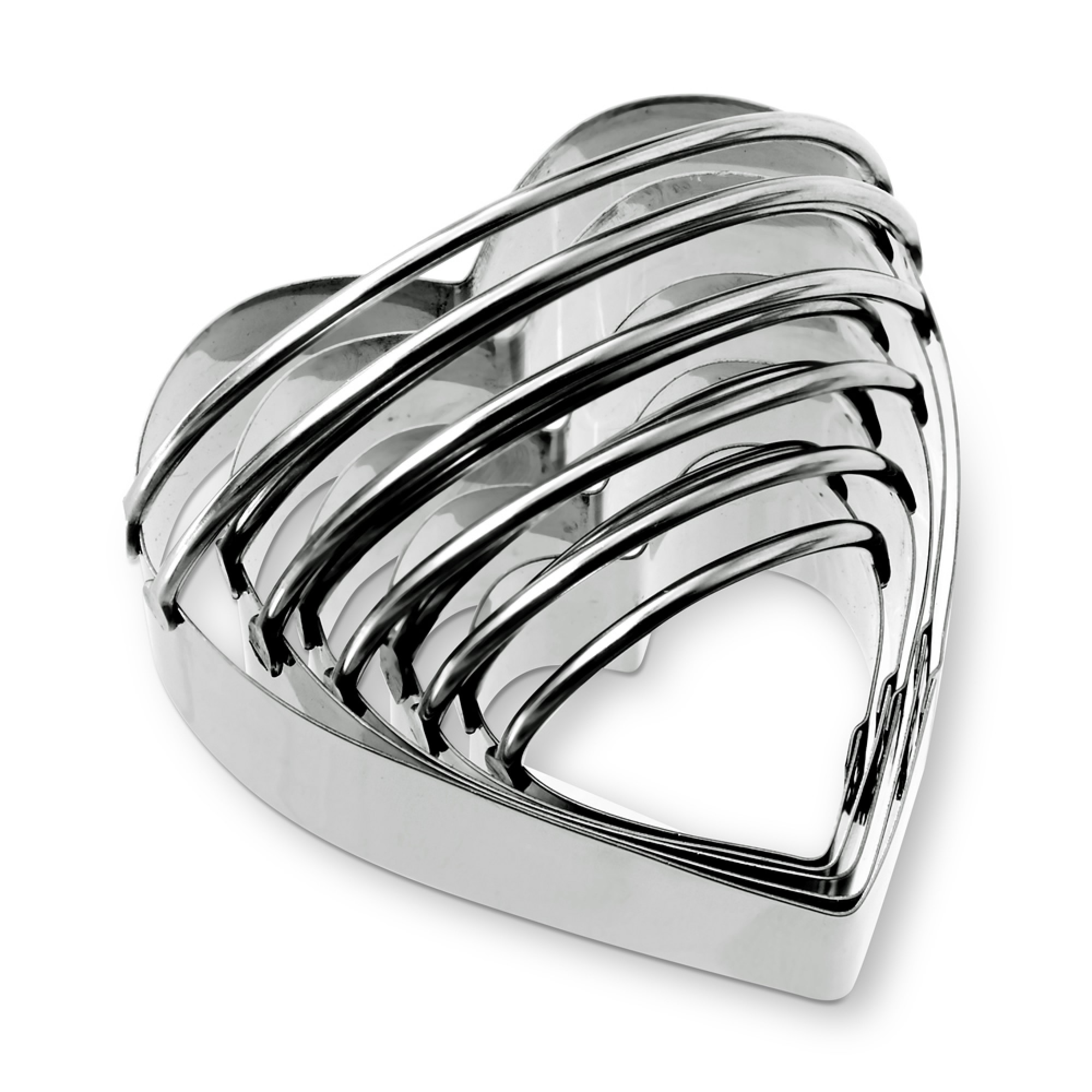 Heart Biscuit Cookie Cutter, Set of 5