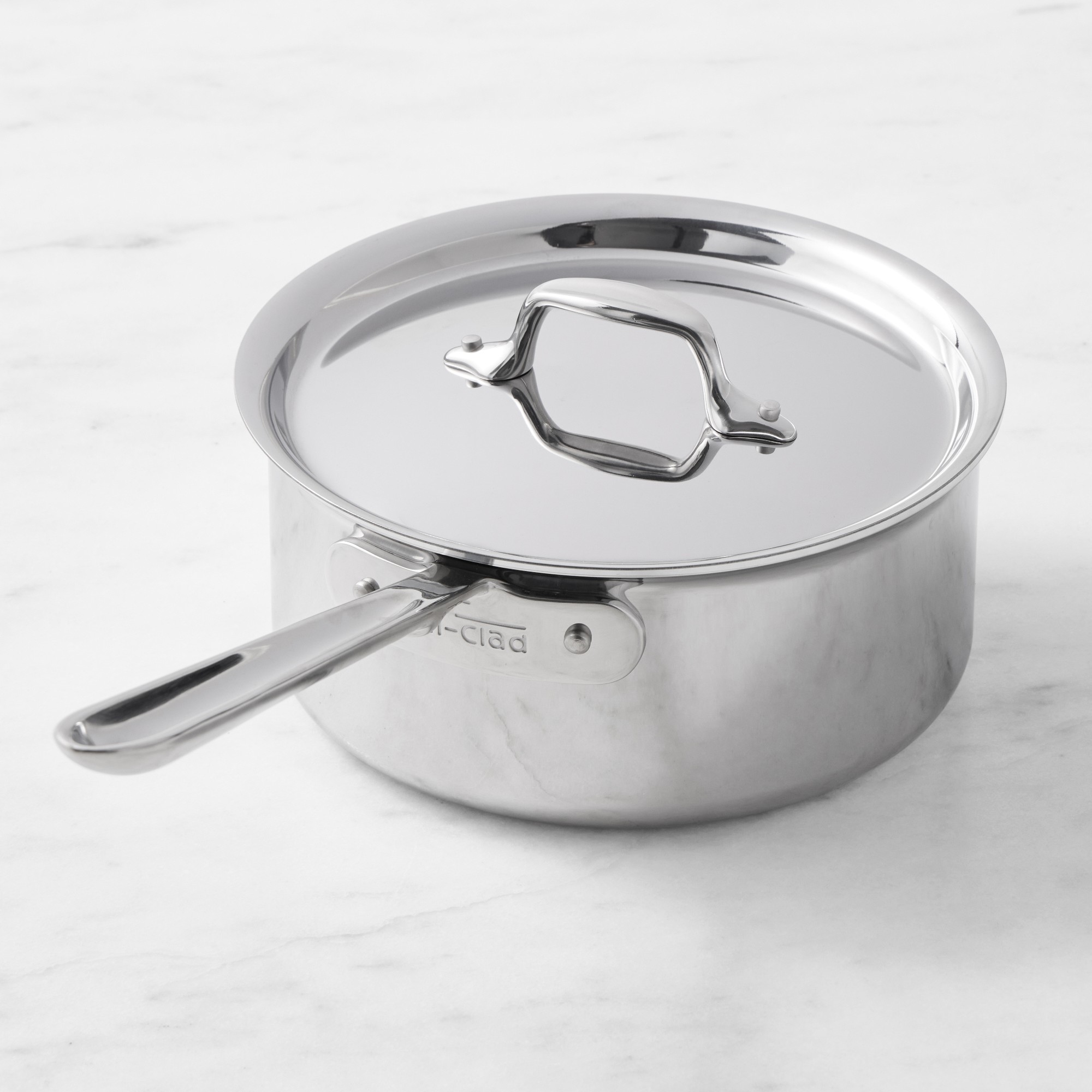 All-Clad D3® Tri-Ply Stainless-Steel Saucepan