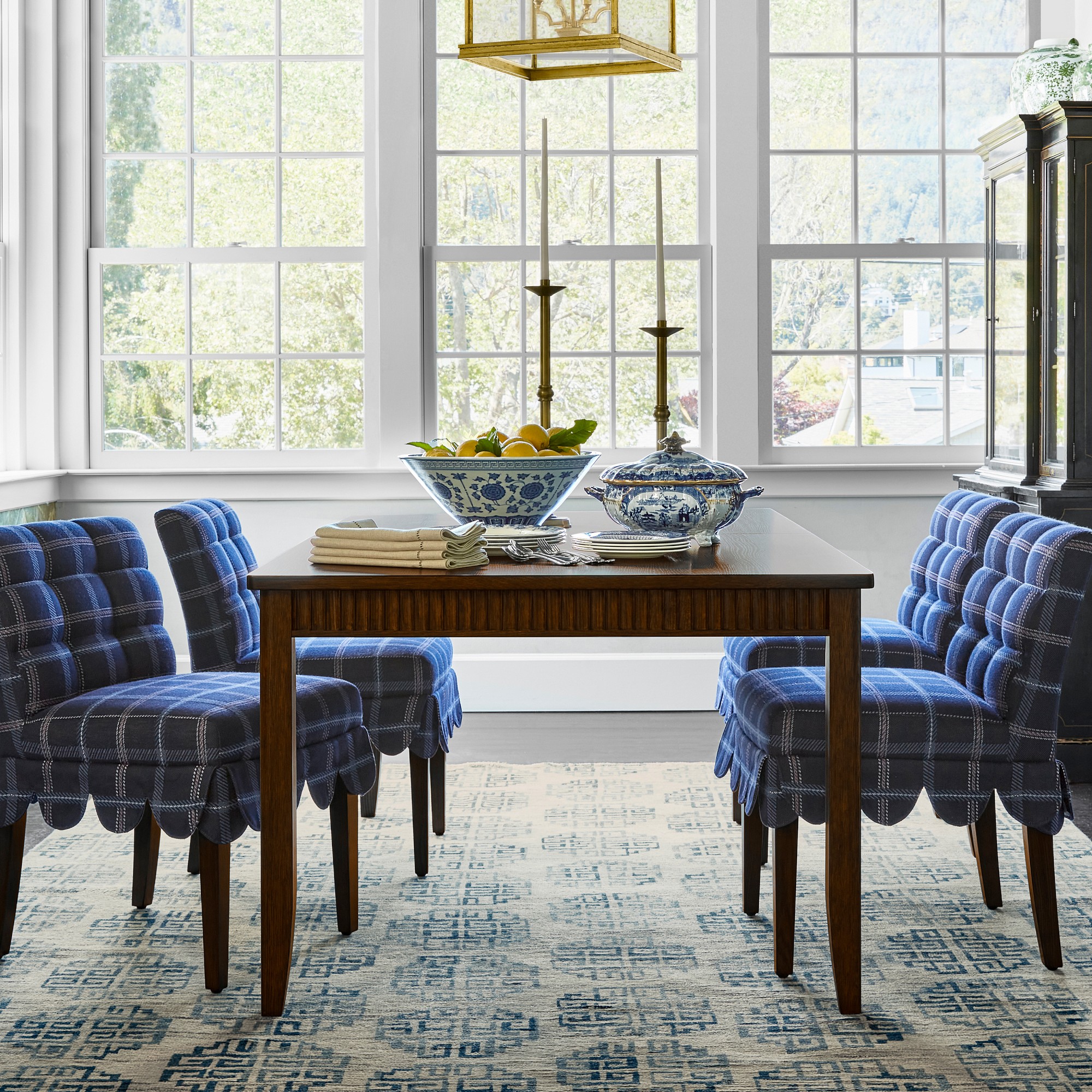 Lewis Extendable Rectangular Dining Table (72-108)