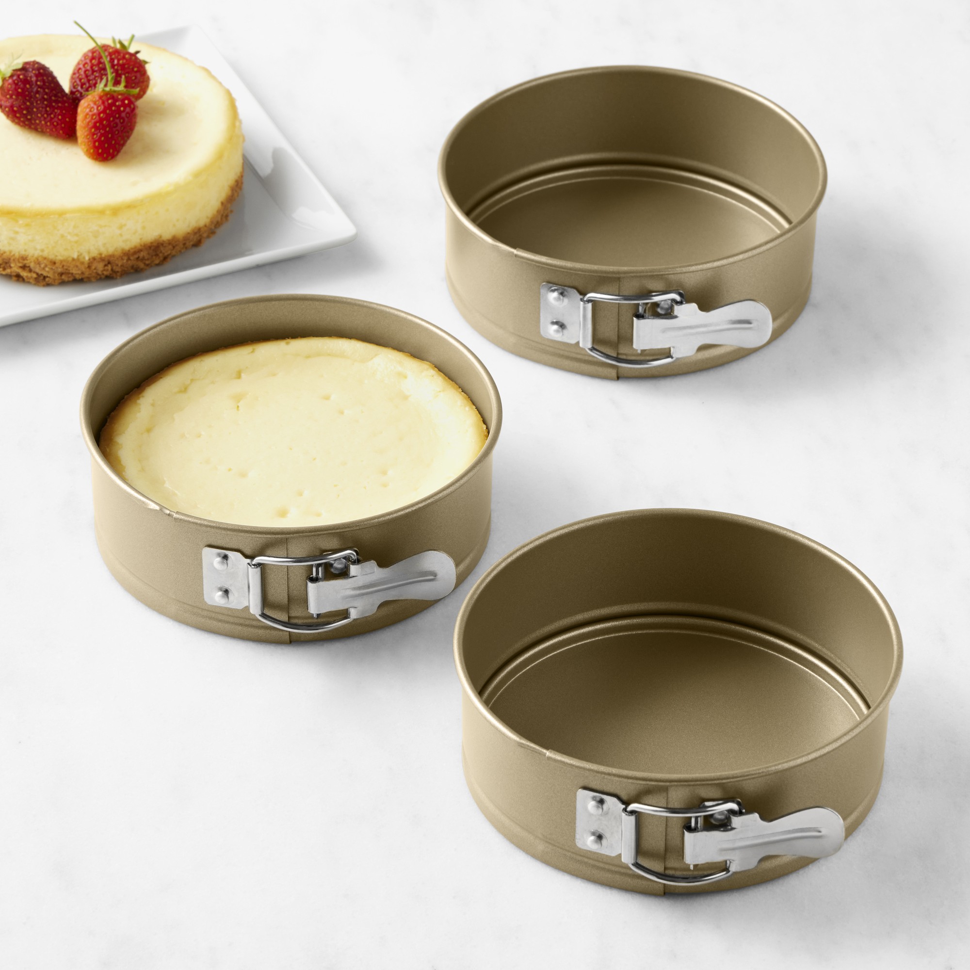 Williams Sonoma Goldtouch® Pro Mini Springform Pans, 5, Set of 3