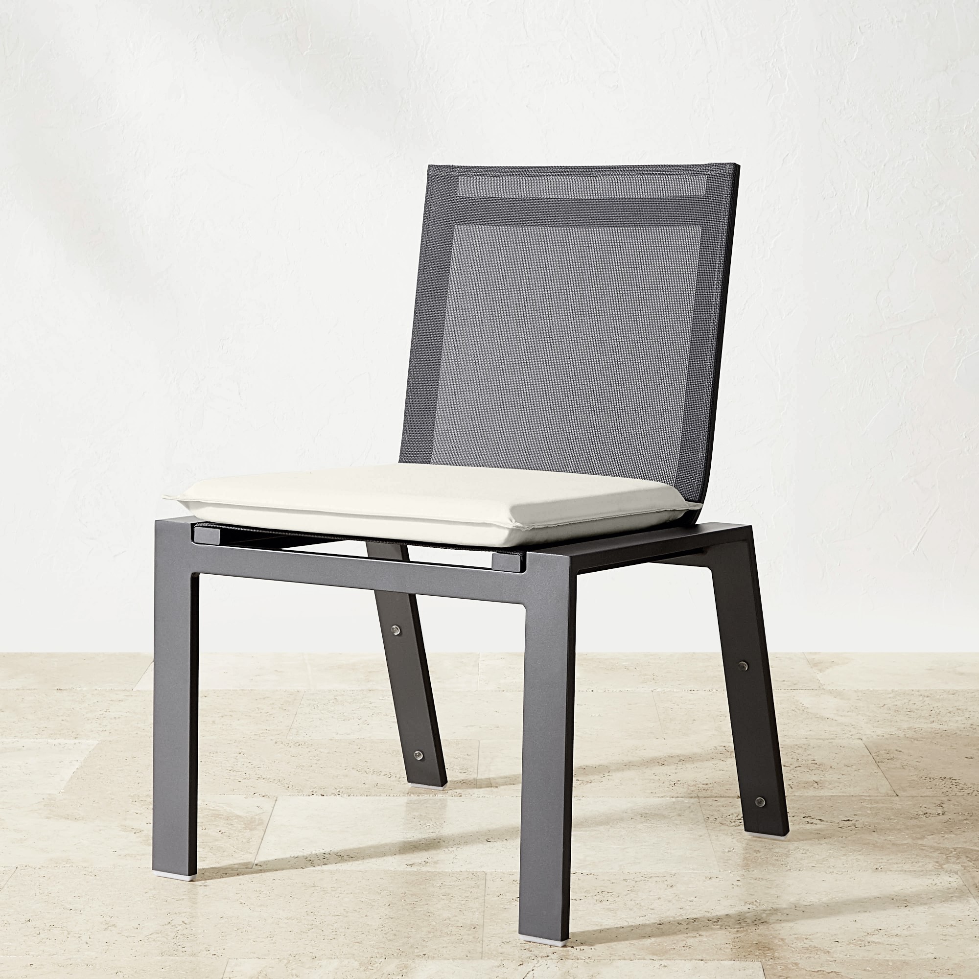 Santa Barbara Outdoor Metal Dining Side Chair