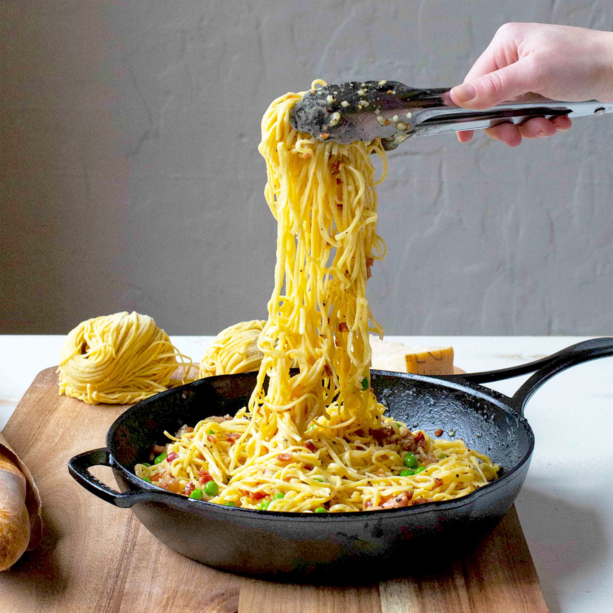 Lodge Blacklock Triple Seasoned Cast Iron 3-Piece Set, Saute Pan & 10 1/4 Skillet