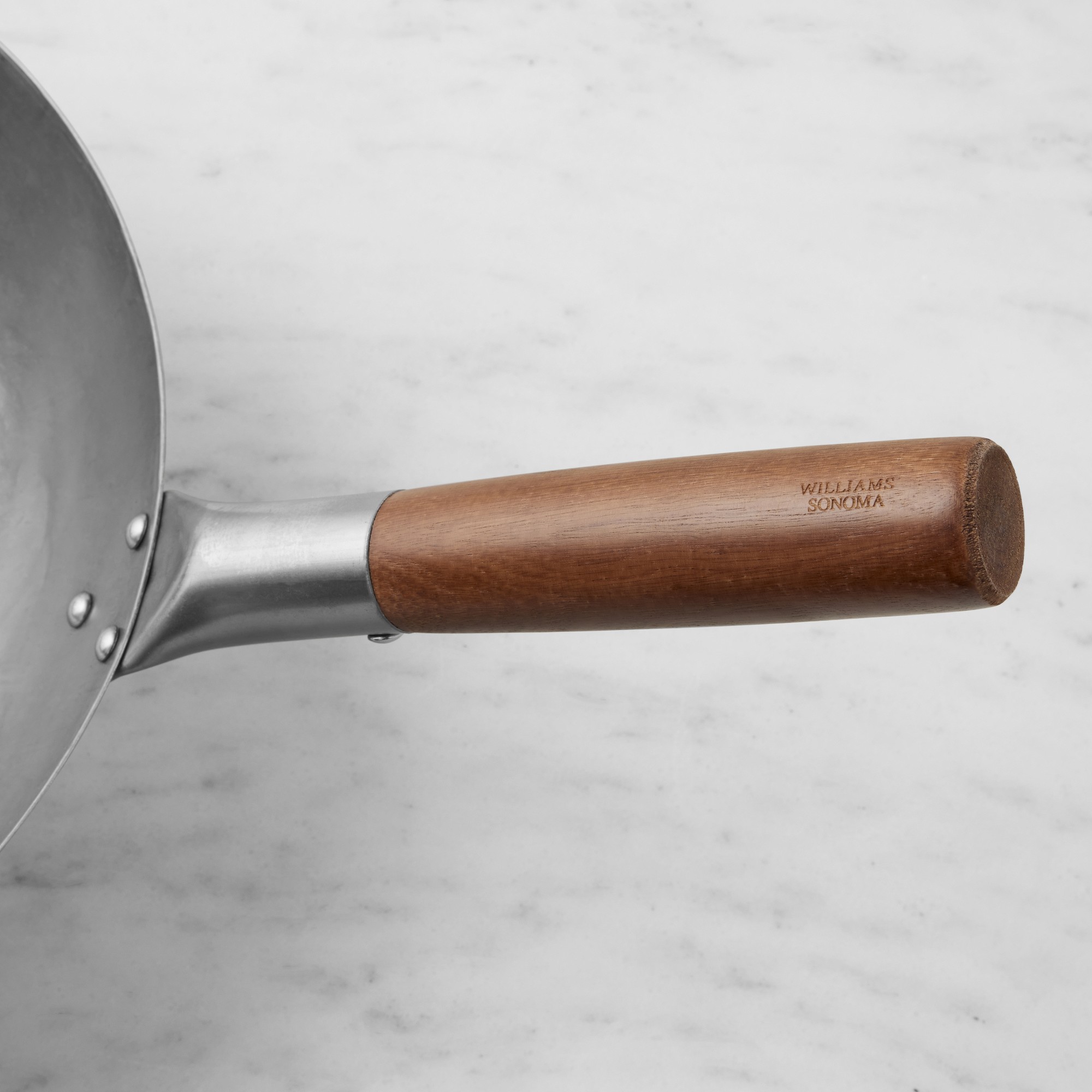 Williams Sonoma Traditional Carbon Steel Flat-Bottom Wok, 14