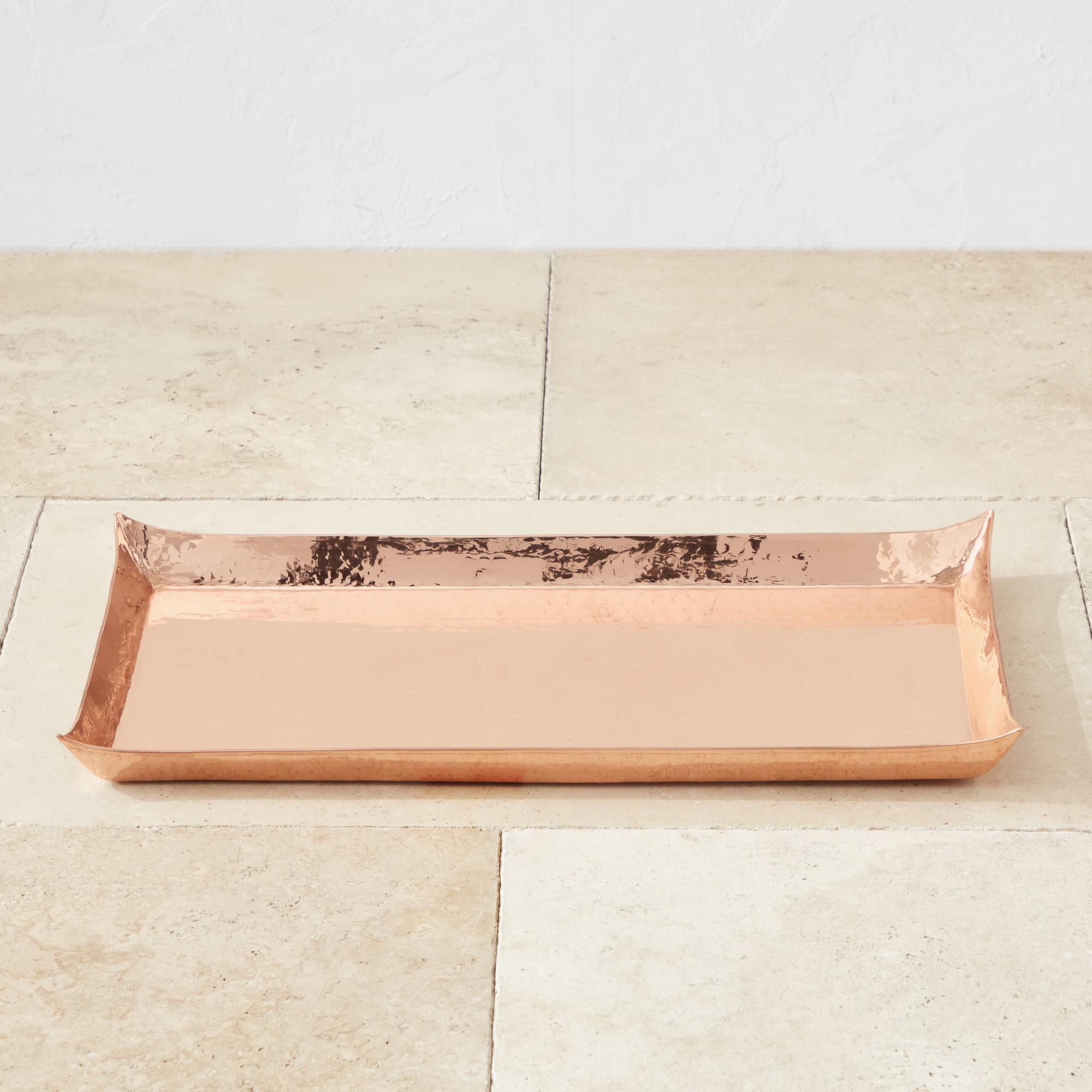 Copper Hammered Tray