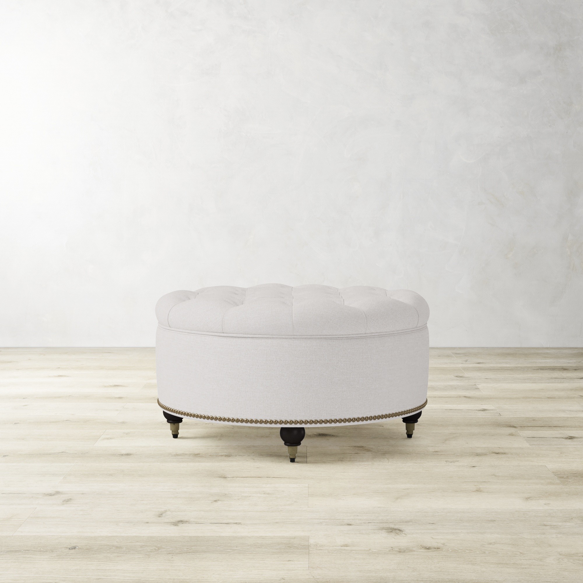 Soho Tufted Round Storage Ottoman (36)