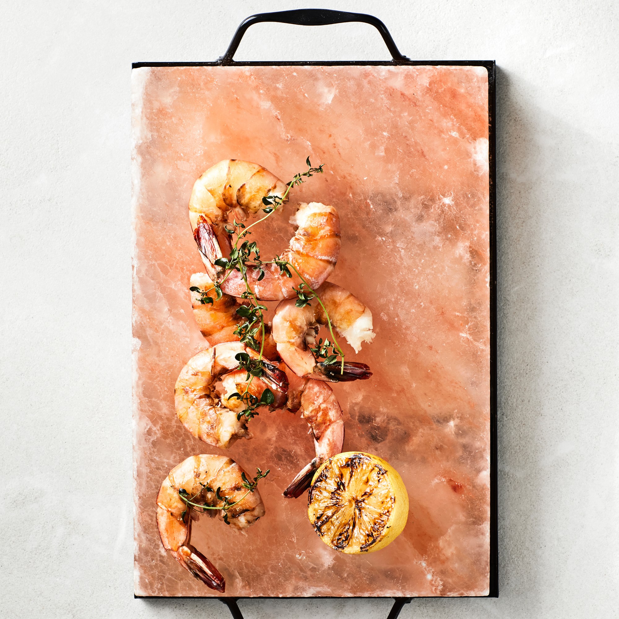 Williams Sonoma Himalayan Salt Plank with Holder