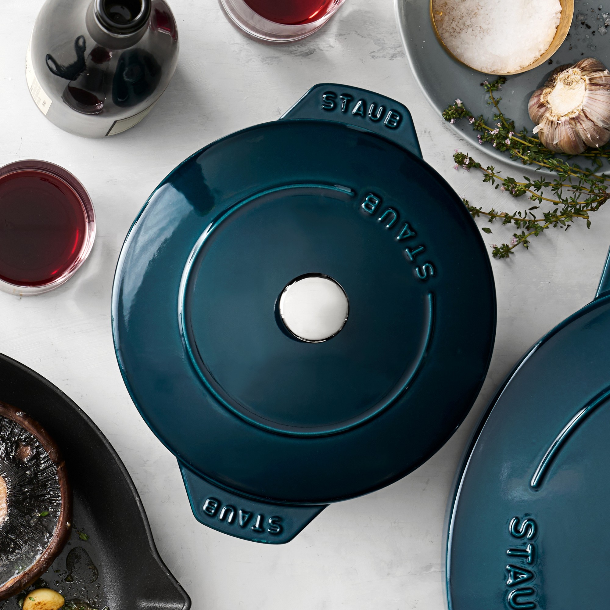 Staub Enameled Cast Iron Demi French Oven, 3 1/4-Qt.