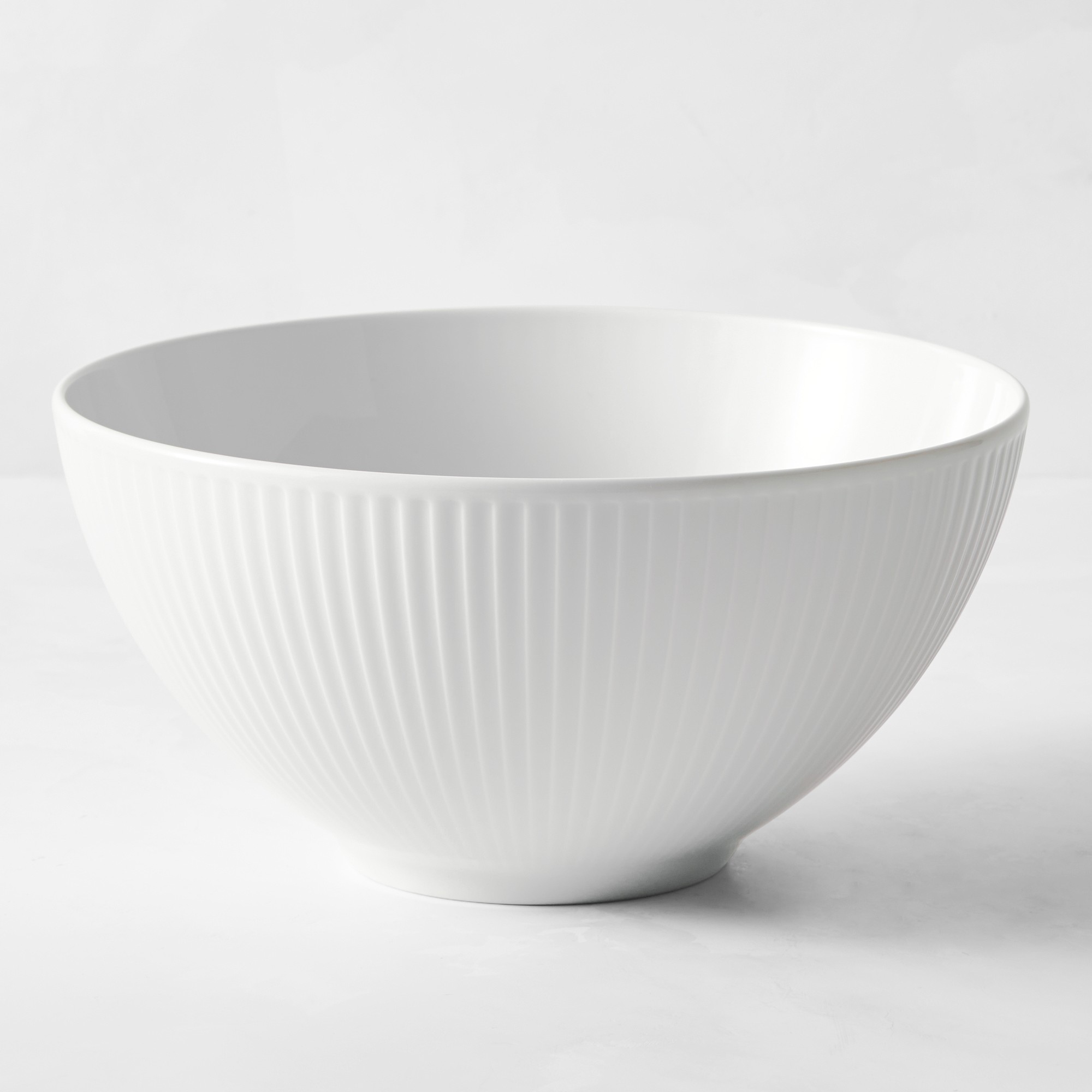 Pillivuyt Plisse Porcelain Serving Bowl