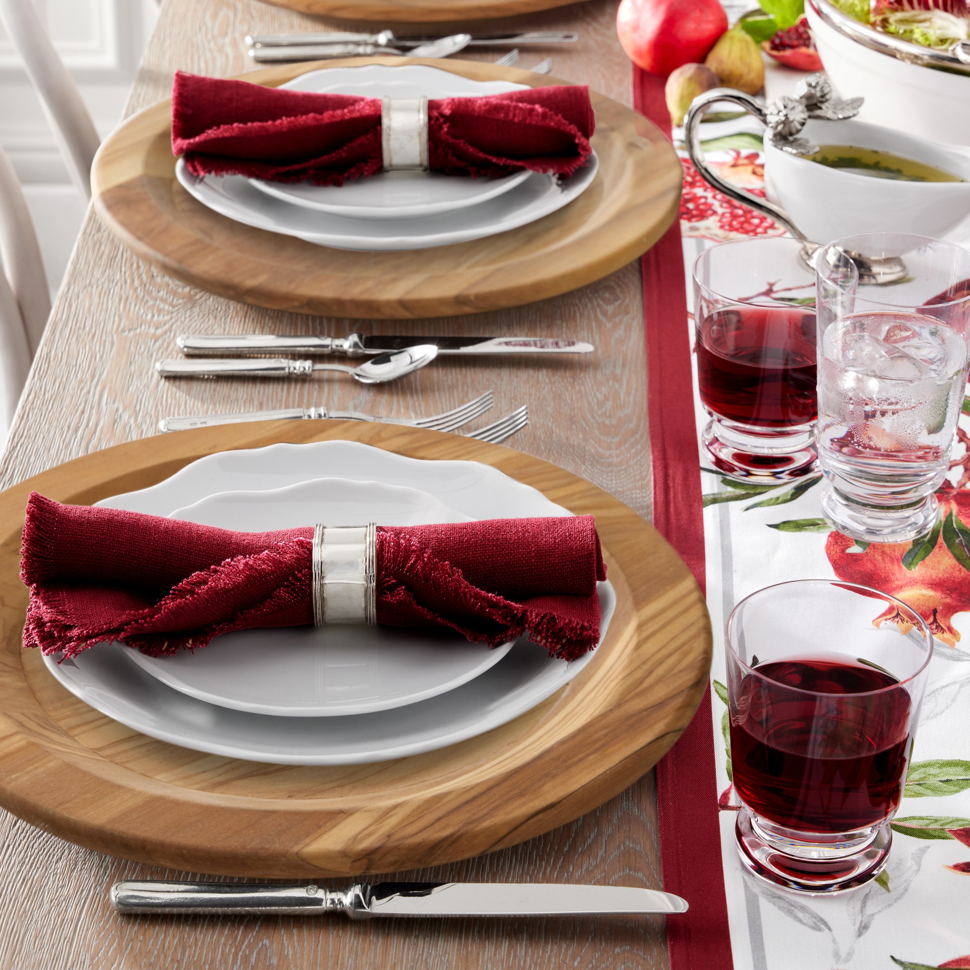 Fringed Napkins, Set of 4