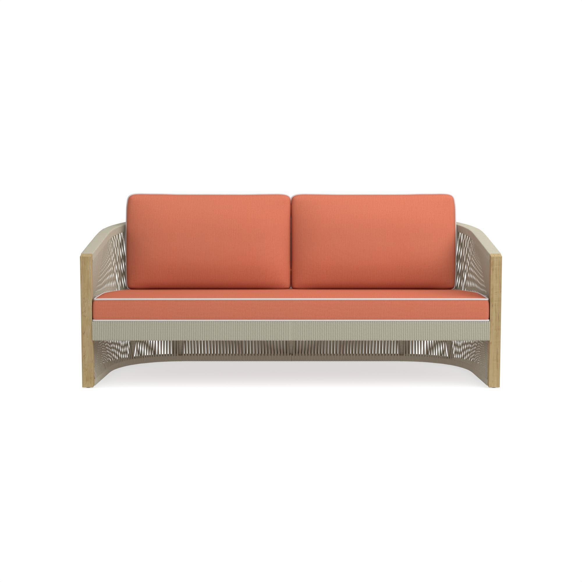 Pasadena Outdoor Teak and Rope Sofa Cushions