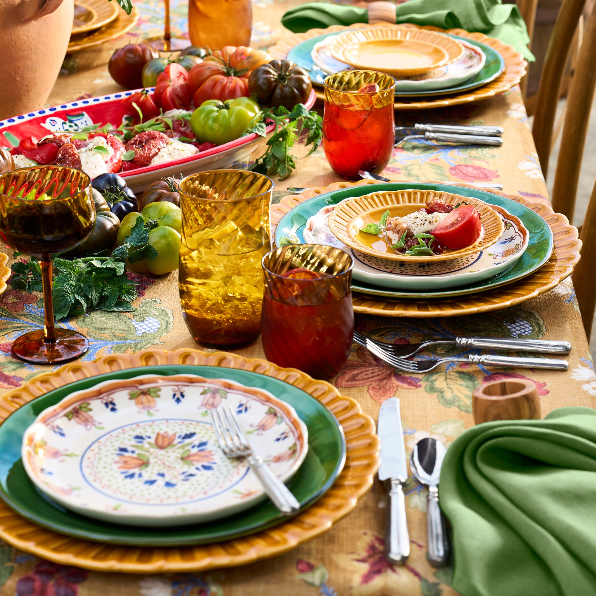 Italian Washed Linen Napkins, Set of 4