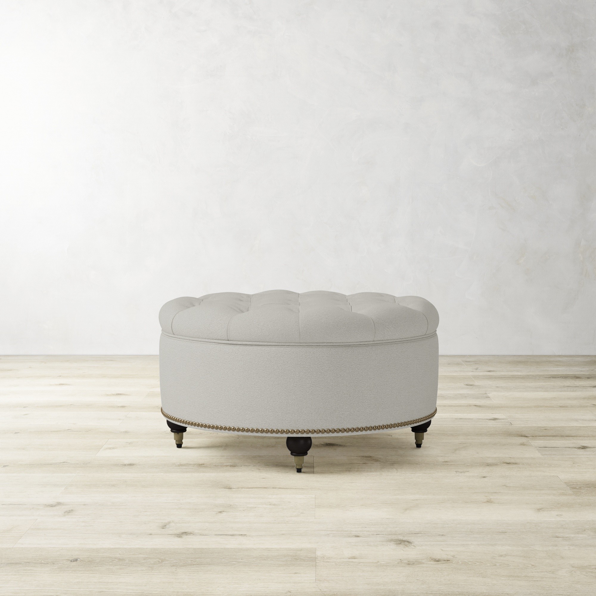 Soho Tufted Round Storage Ottoman (36)