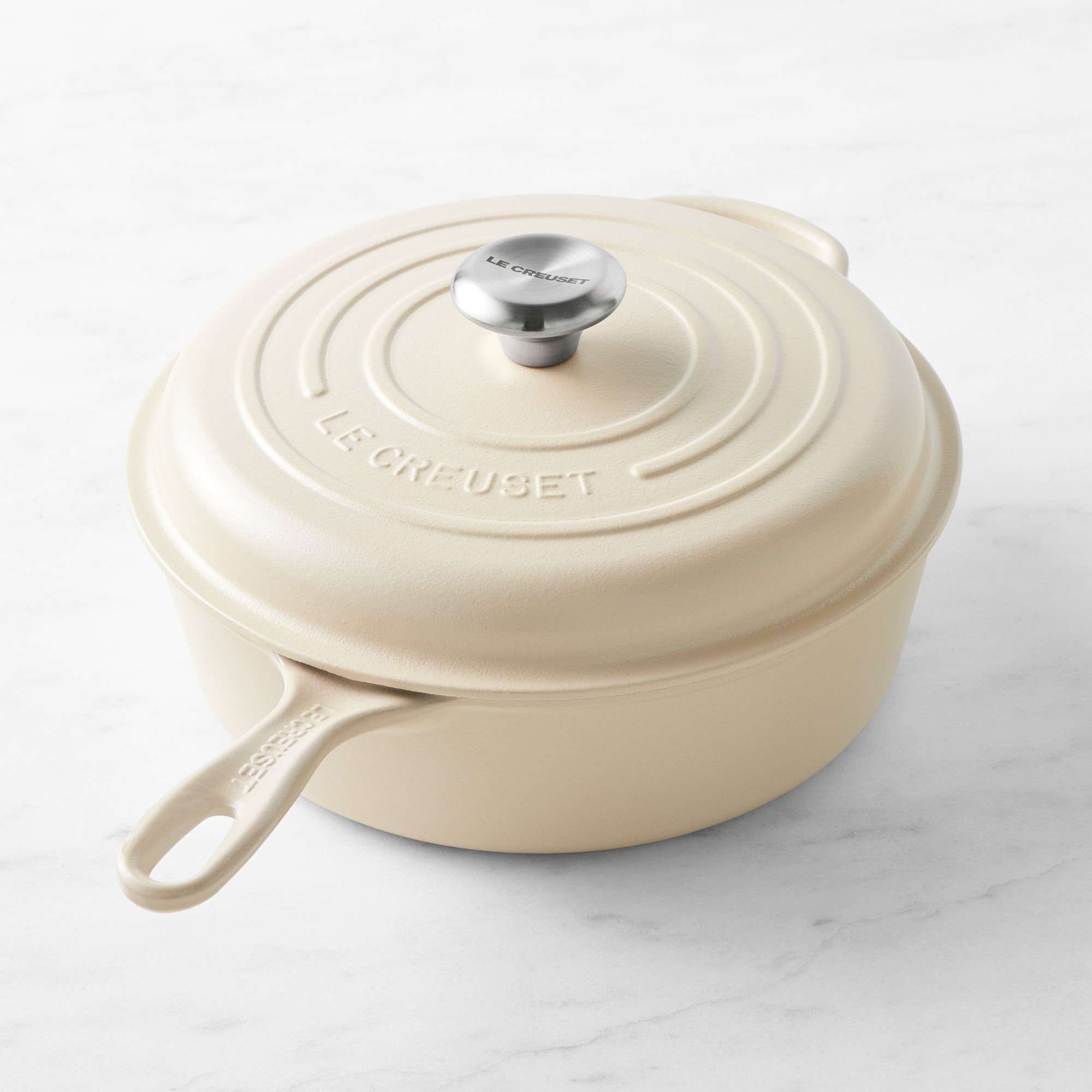 Le Creuset Enameled Cast Iron Cassadou Sauté Pan, 3 3/4-Qt.