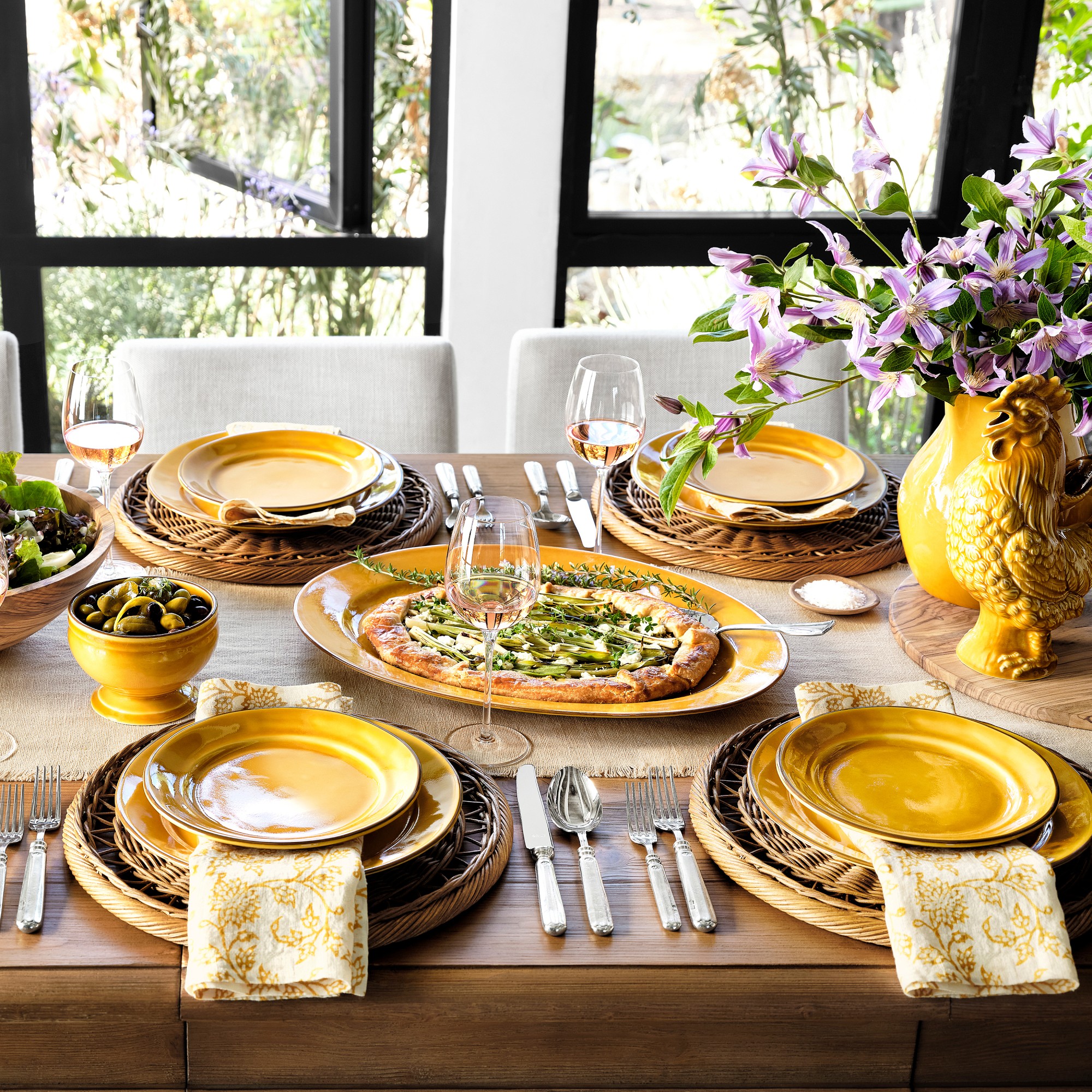 Provençal Salad Plates, Set of 4