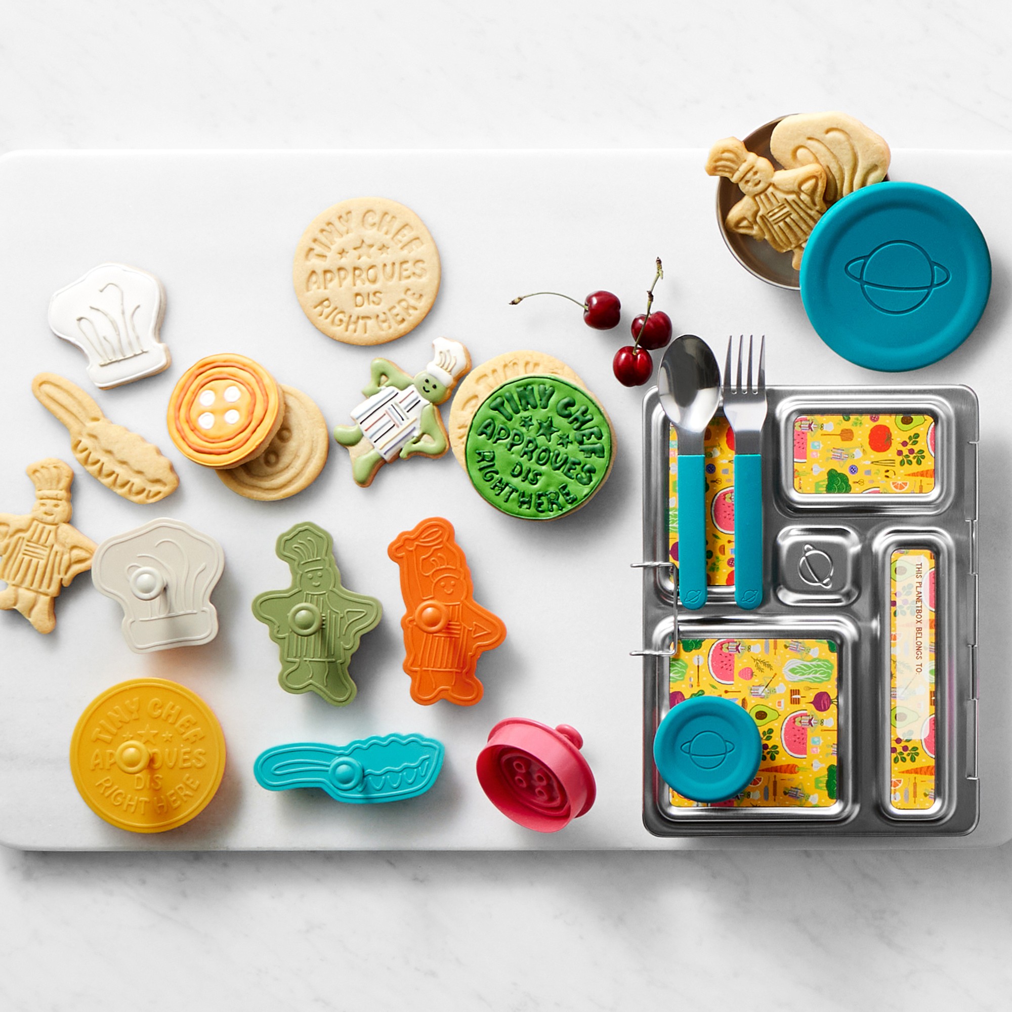 Williams Sonoma Tiny Chef Impression Cookie Cutter Kit
