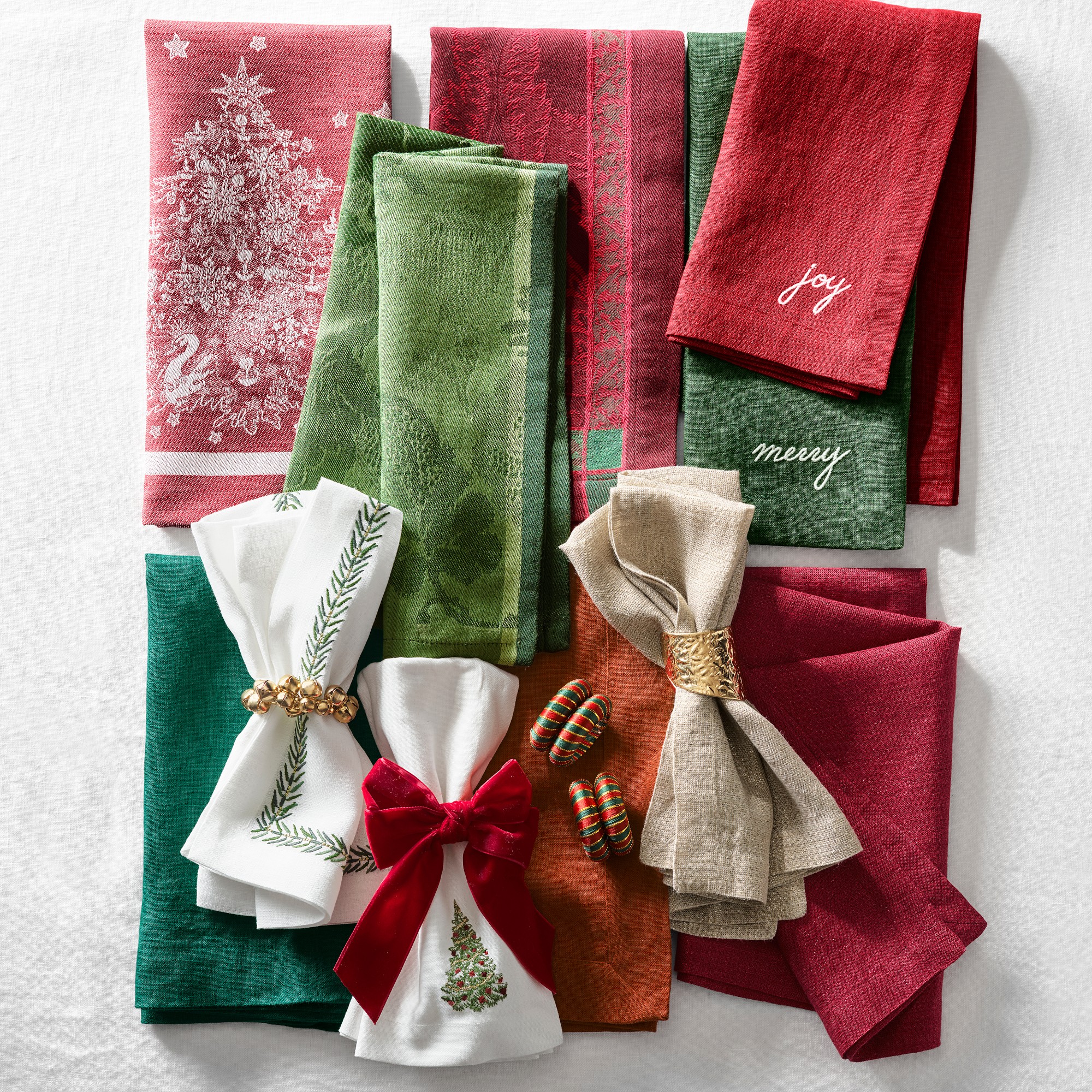 Double Bangle Napkin Rings, Set of 4